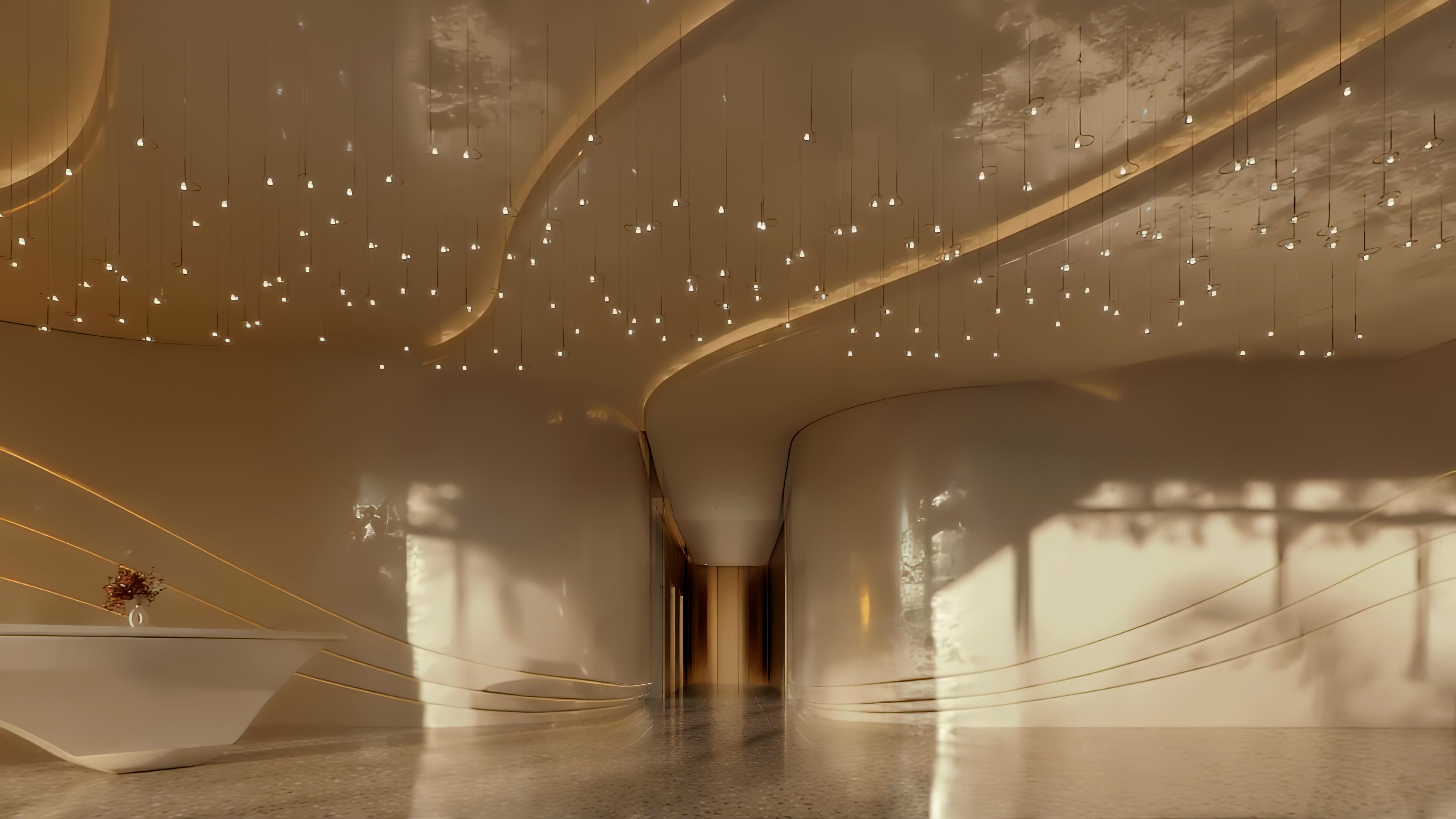 a book is open to a page with a picture of a city and a bridge .