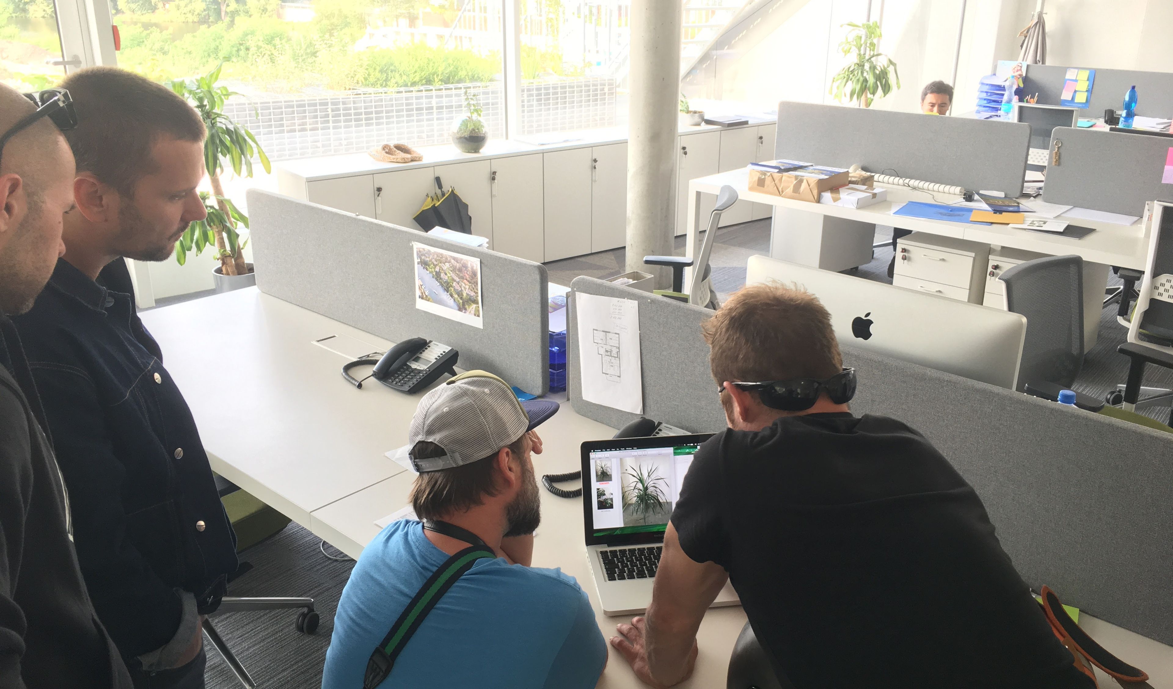 a black and white drawing of a slide in a building .