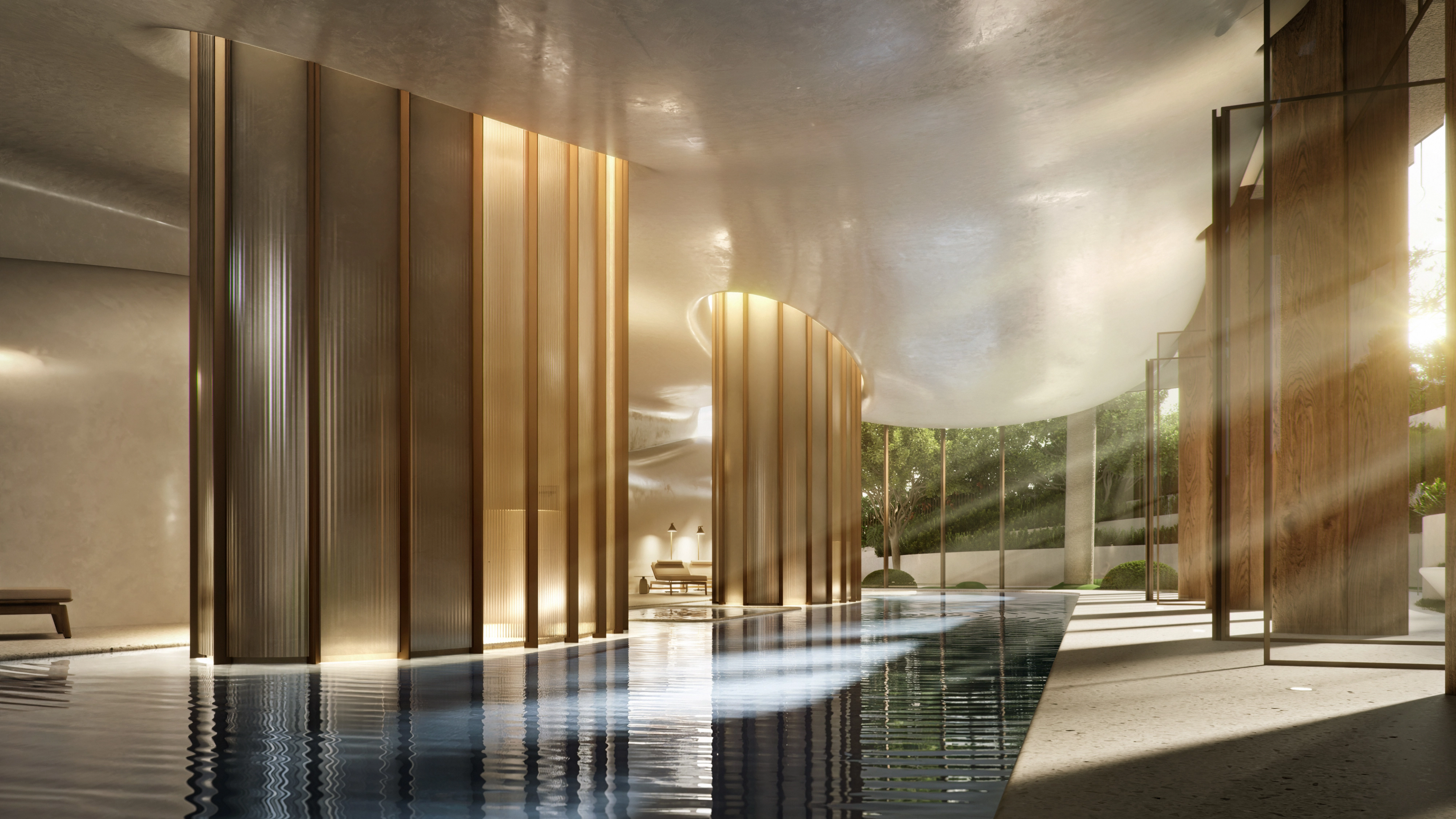 a book is open to a page with a picture of a city and a bridge .