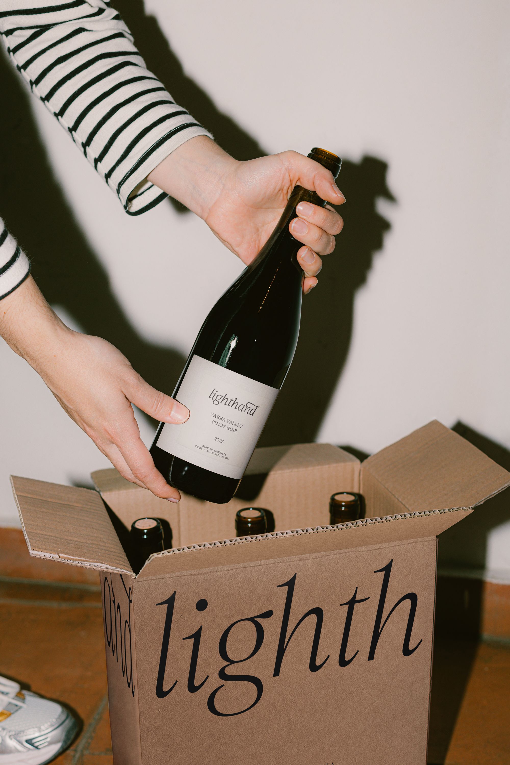 [LH01] Lighthand Wines, Brand Identity, Label & Box Design.