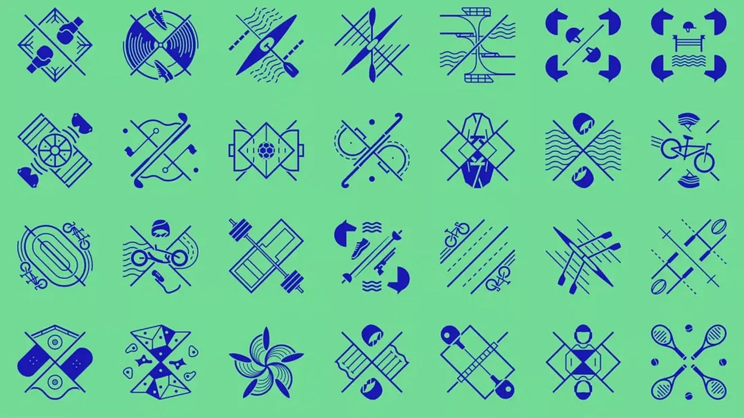 Pictograms for Paris 2024 Olympics