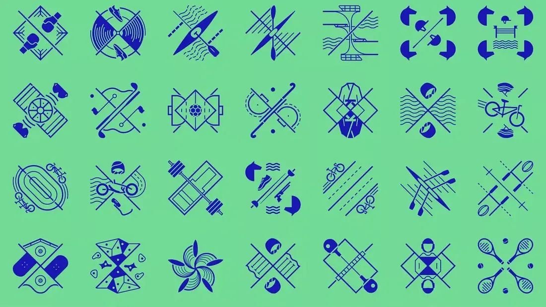 Pictograms for Paris 2024 Olympics