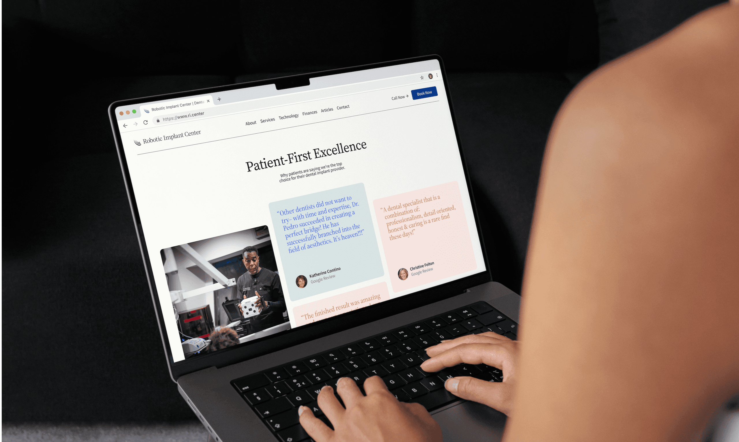 RIC Homepage Mockup