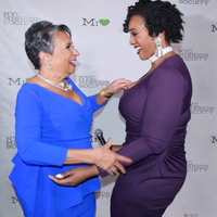 Danielle James and Urban One Founder Cathy Hughes