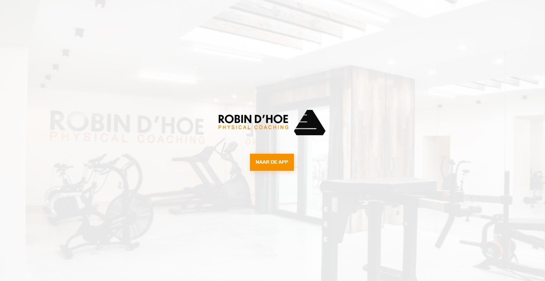 Home page for Robin Dhoe Workflow App