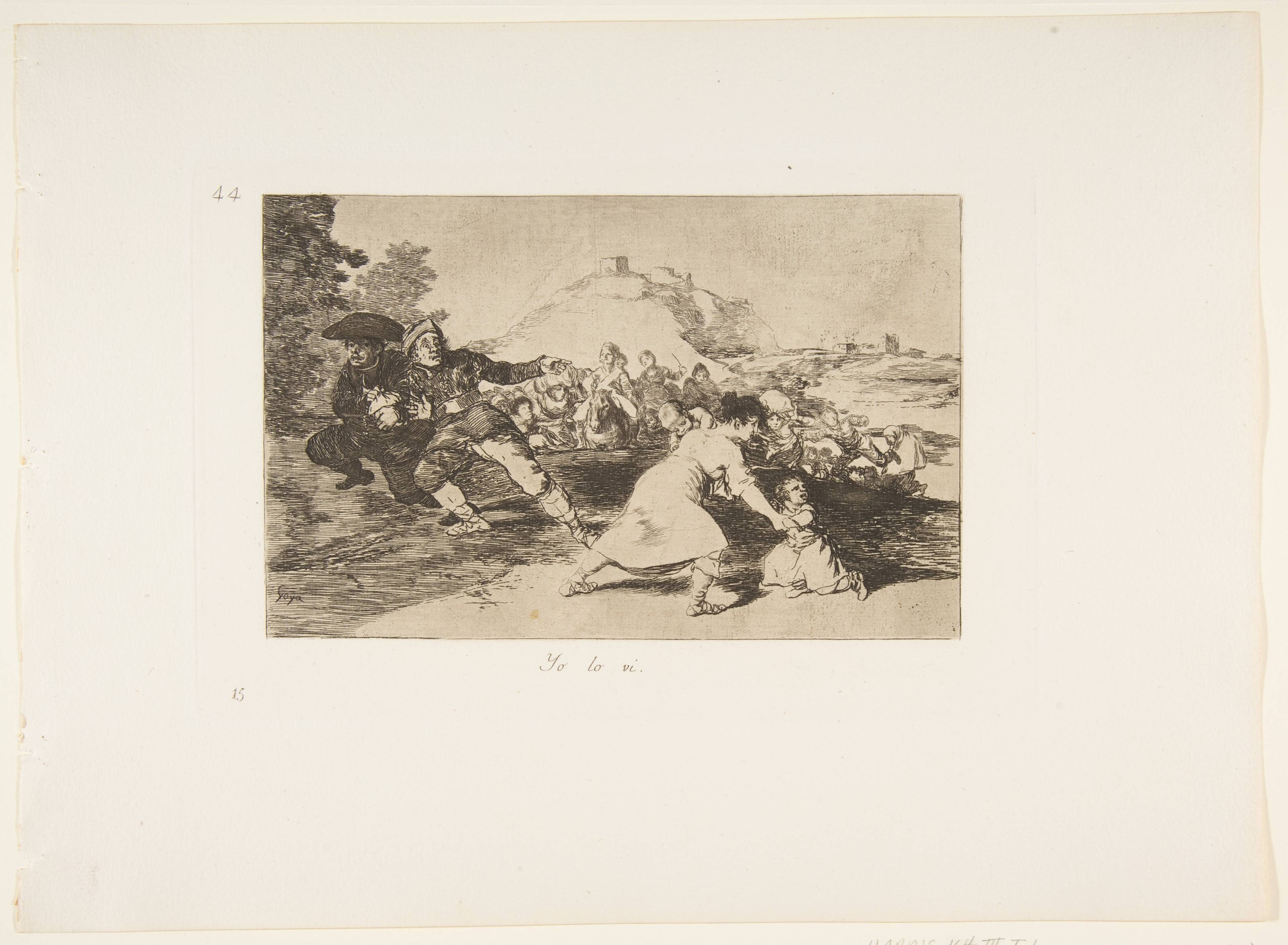 Goya, Plate 44 from “The Disasters of War”