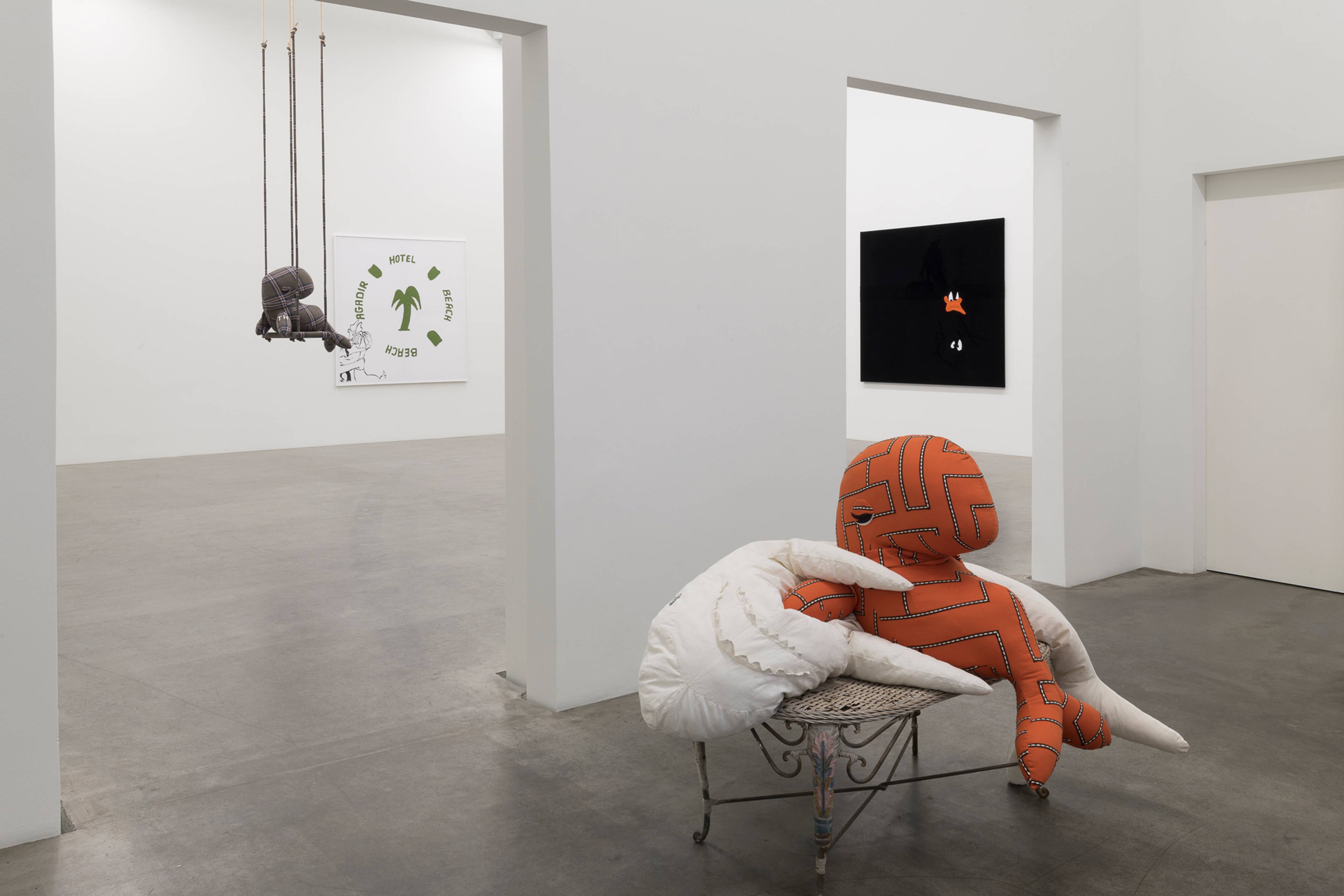 View of Cosima von Bonin, “The Faker,” Galerie Neu, Berlin, 2024