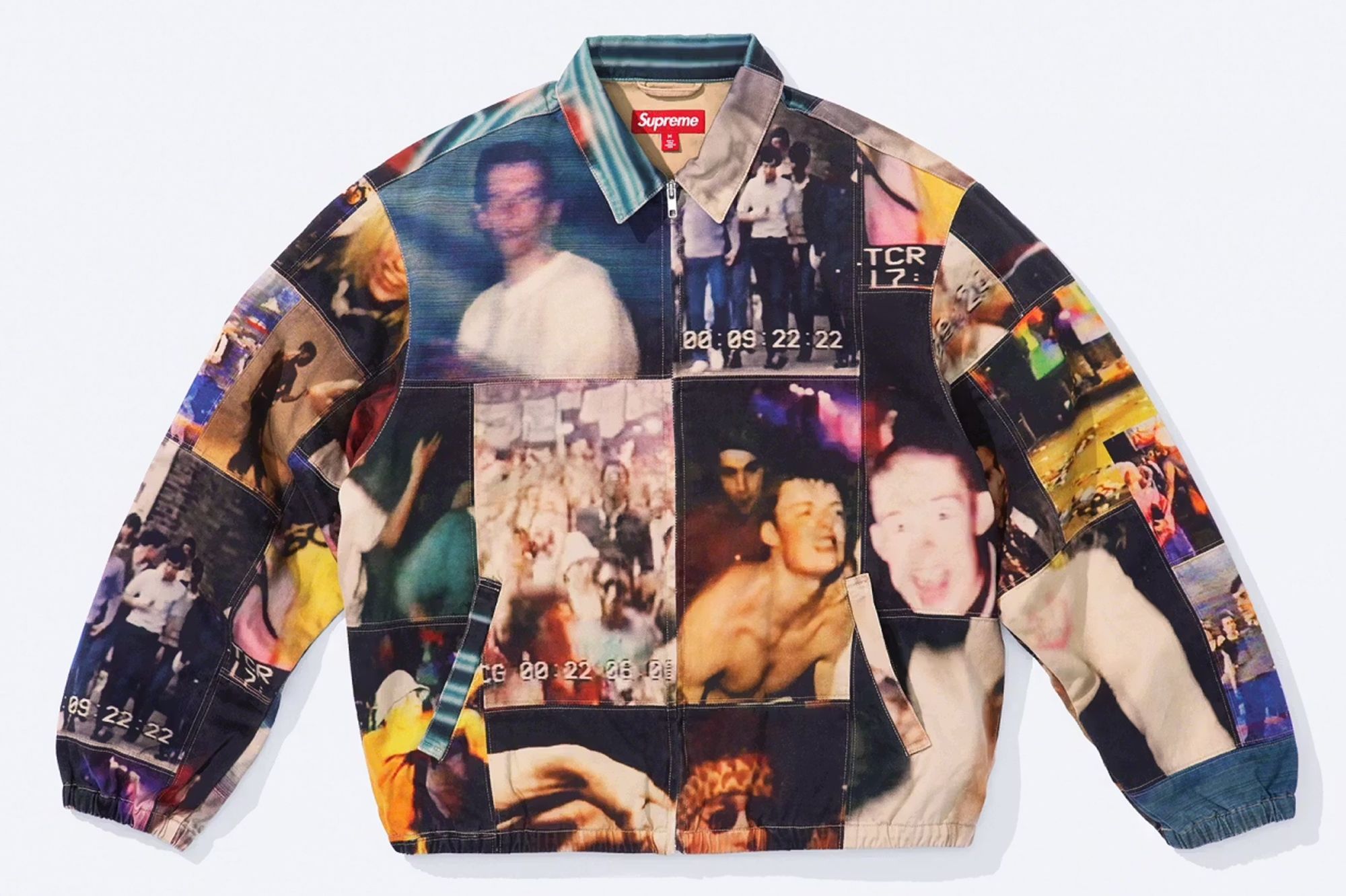Mark Leckey / Supreme, Hardcore Patchwork Harrington Jacket, 2023