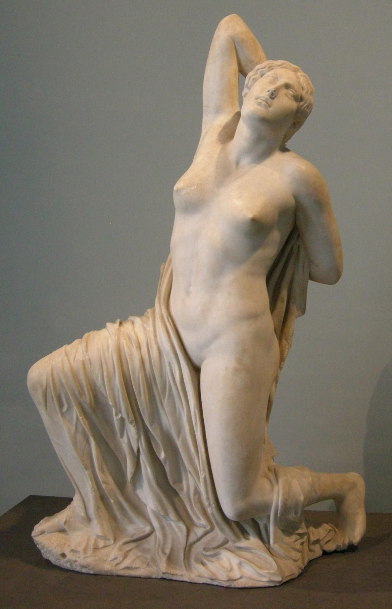 Wounded Niobid, c. 440 BC, Parian marble