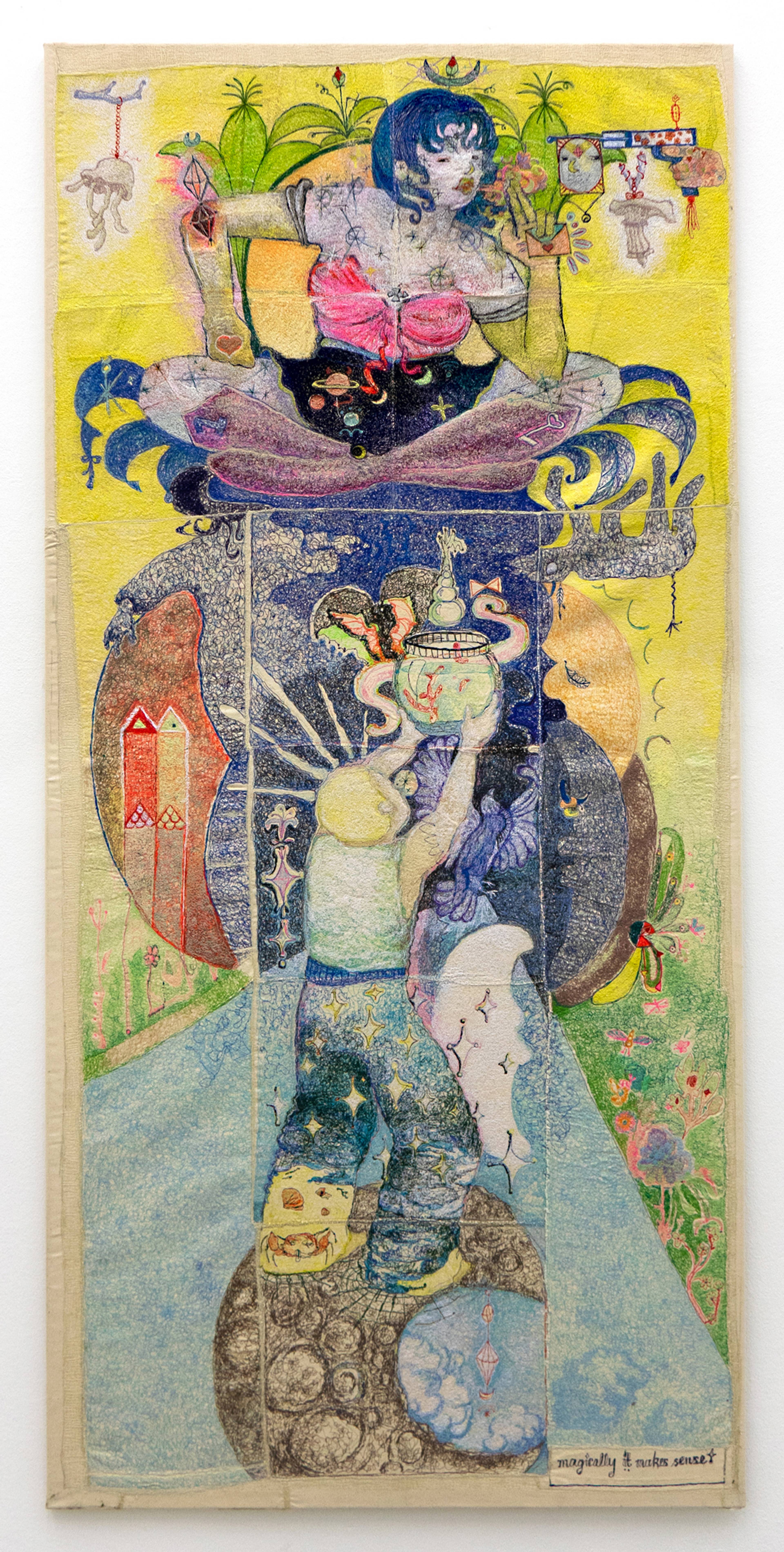 Flora Hauser, Geburt der Sonne (Birth of the Sun), 2024