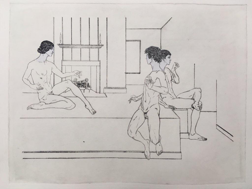 Hardy Hill, Ephebes in Terraced Room (2019)