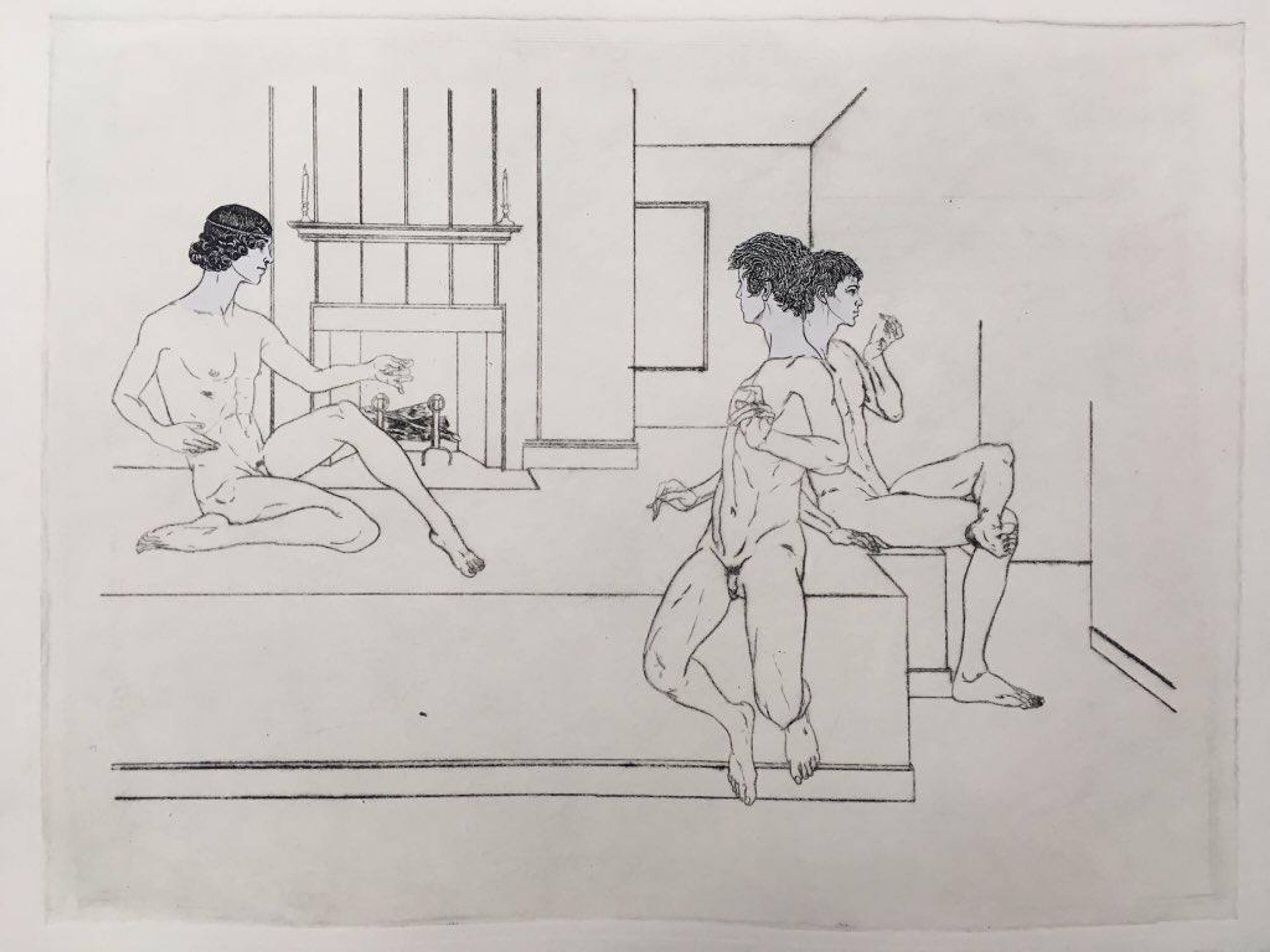 Hardy Hill, Ephebes in Terraced Room (2019)