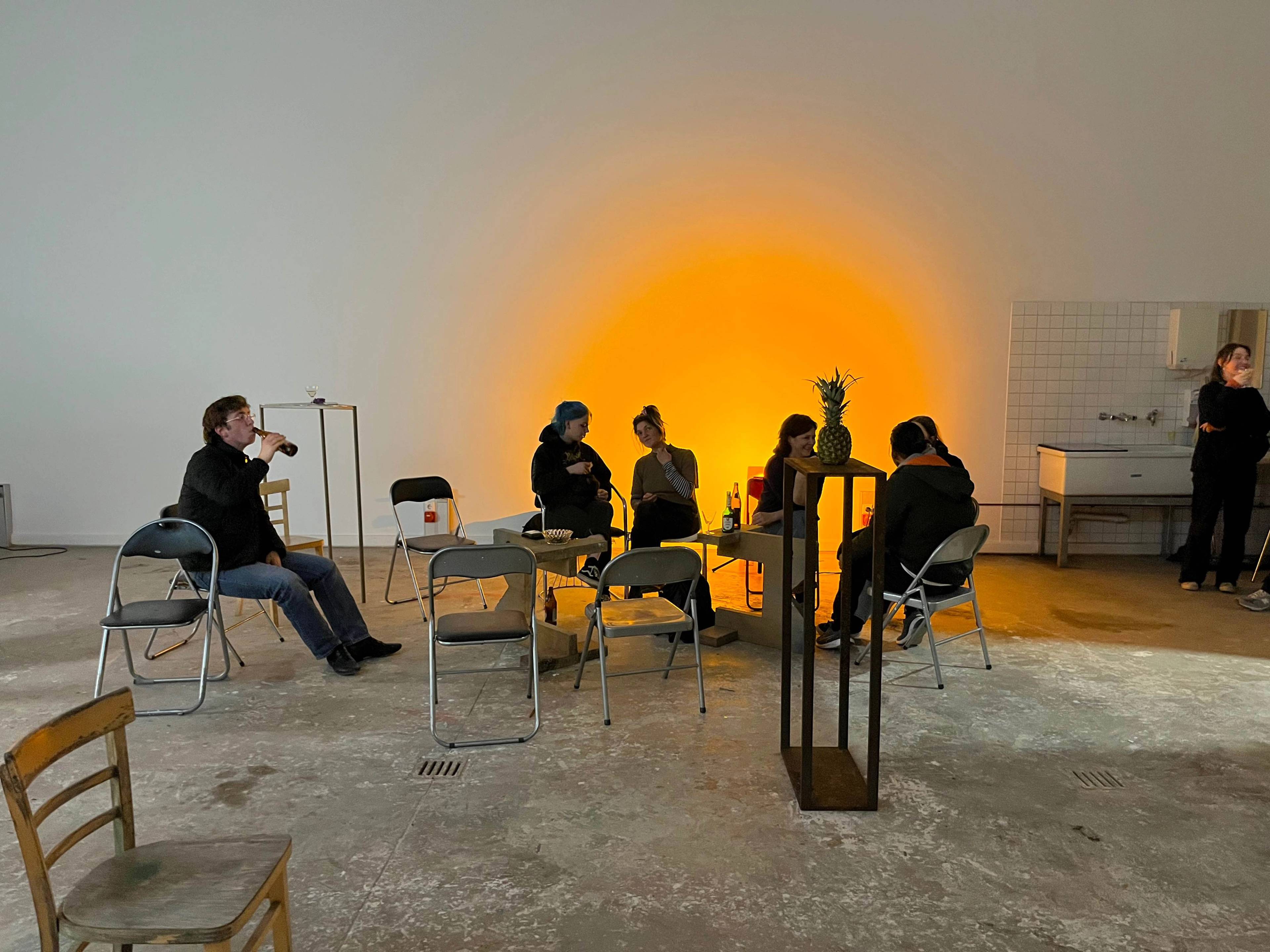 View of “Mittwochsbar I”, Karlsruhe, 2024