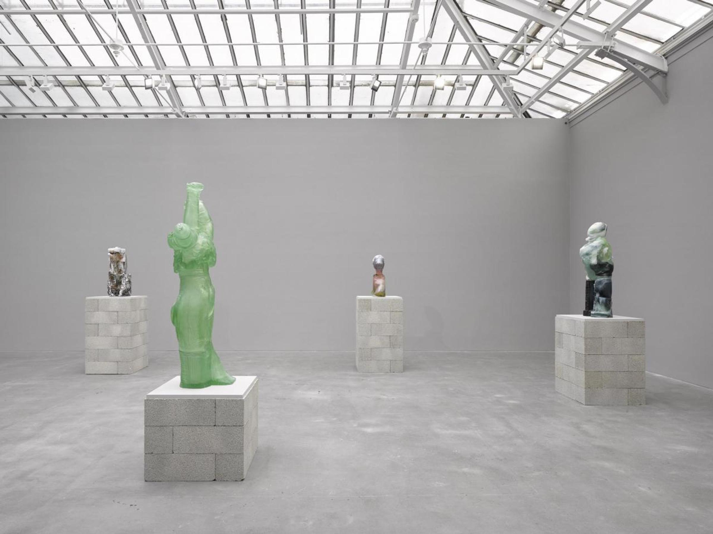 View of Andra Ursuța, “Void Fill,” David Zwirner, Paris, 2021