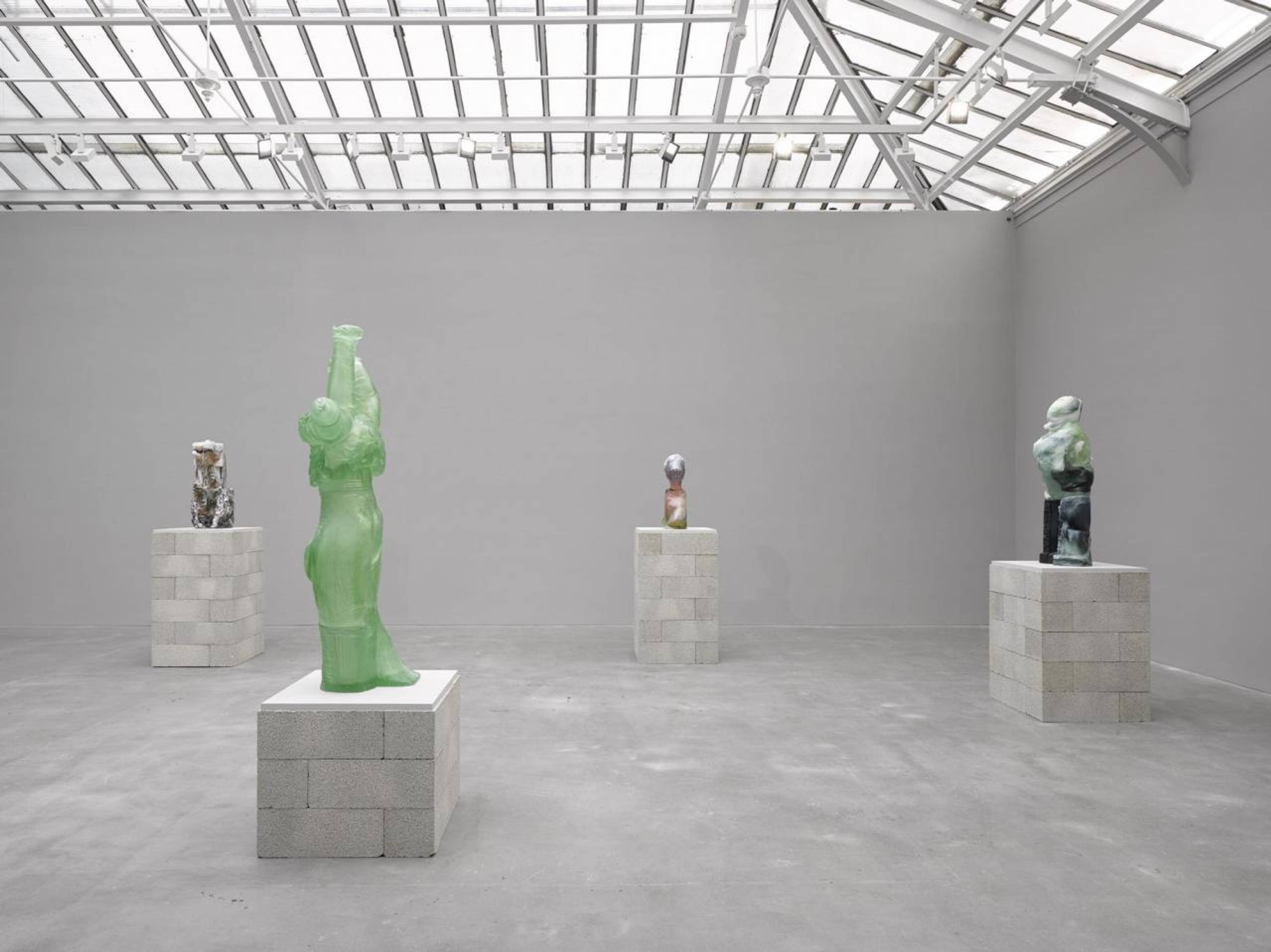 View of Andra Ursuța, “Void Fill,” David Zwirner, Paris, 2021