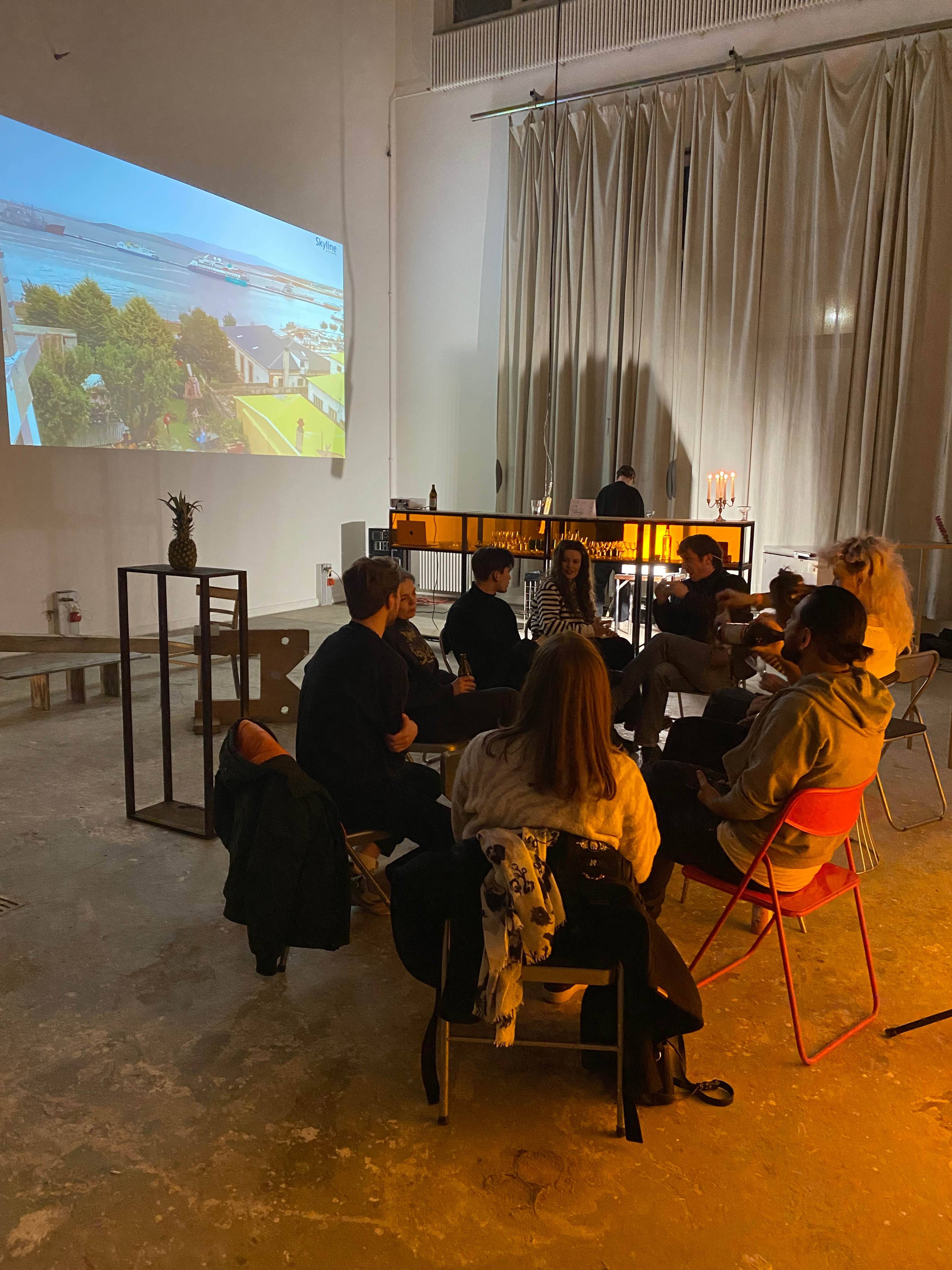 View of “Mittwochsbar I”, Karlsruhe, 2024