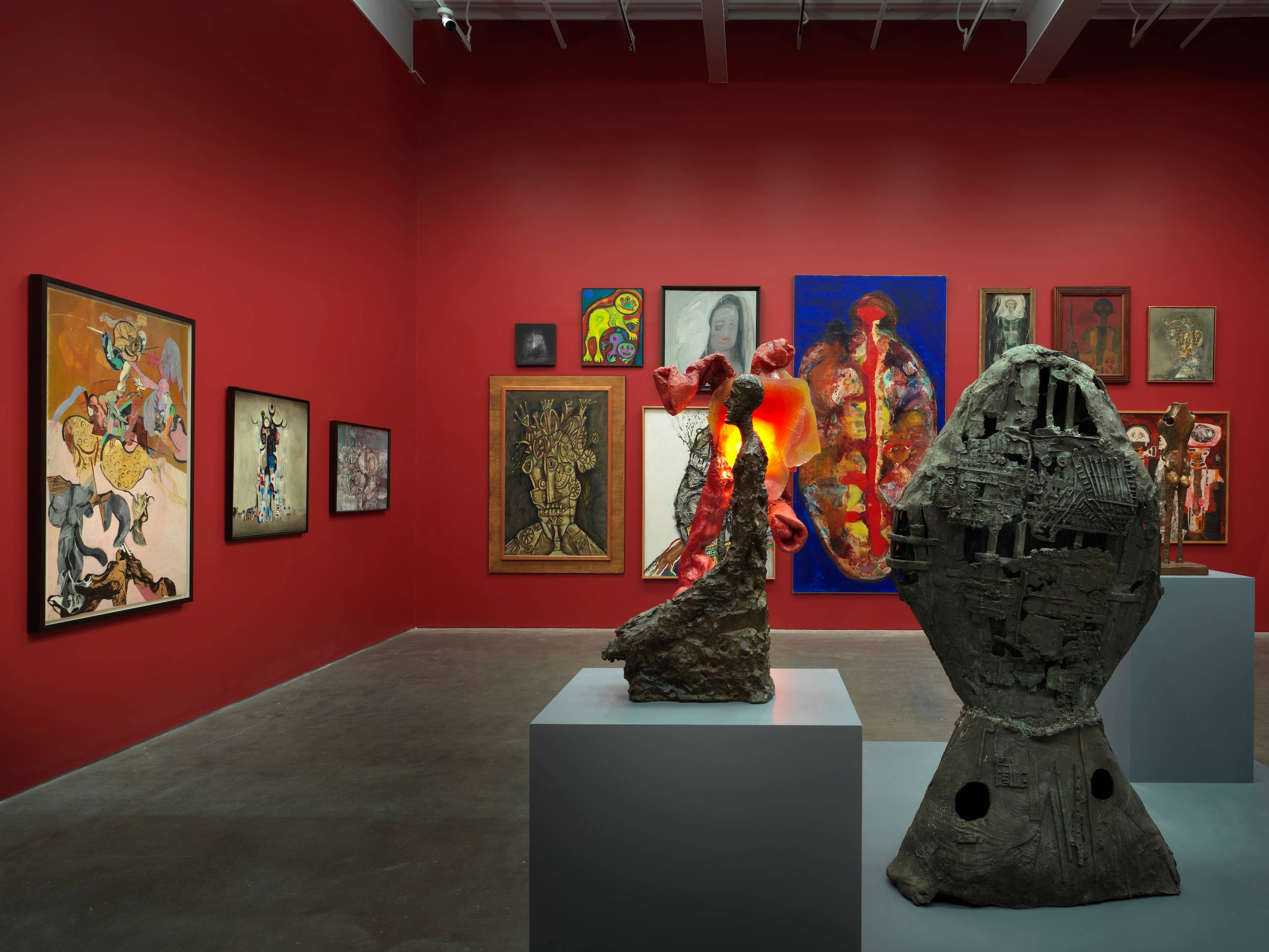 View of “New Humans: Memories of the Future,” 2026, New Museum, New York