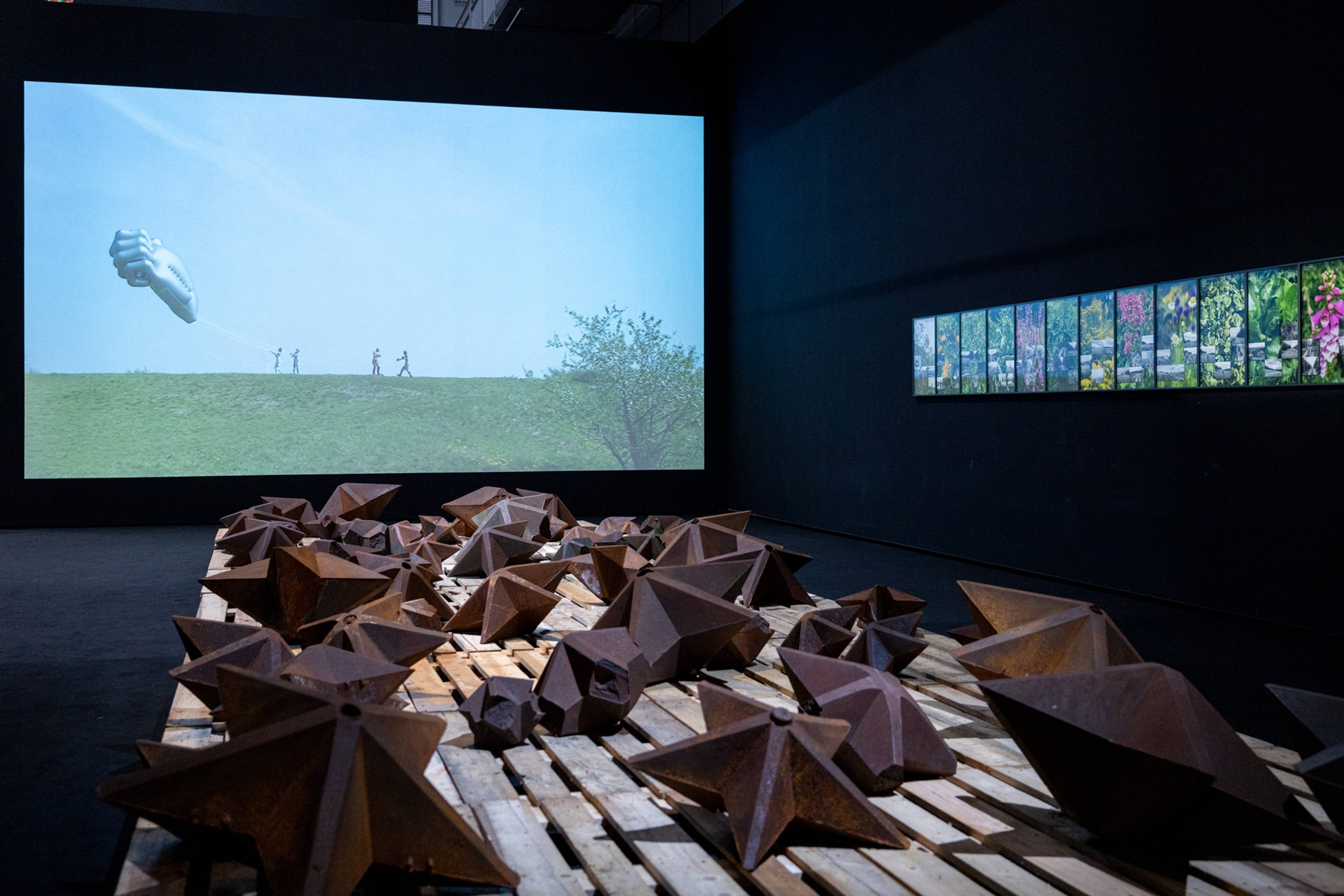 View of “Utopia. The Right to Hope,” Kunstmuseum Wolfsburg, 2025