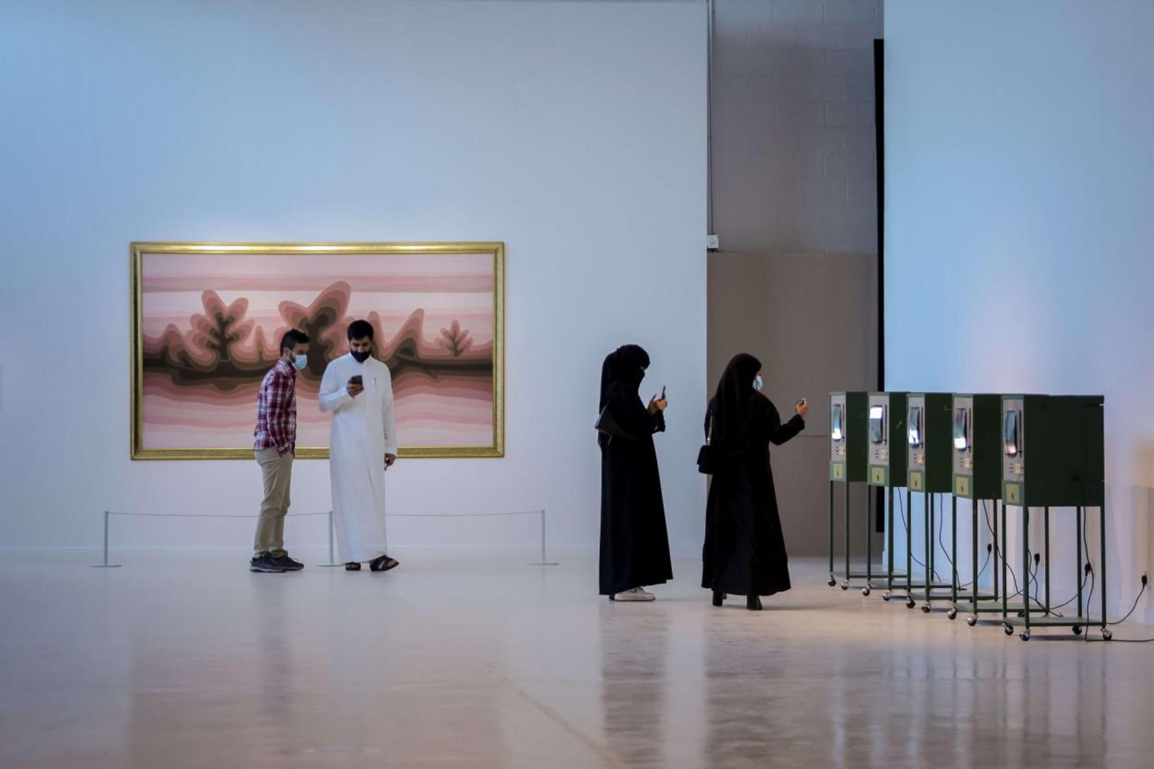 Installation view, Diriyah Contemporary Art Biennale (2021-22). Courtesy Canvas and Diriyah Biennale Foundation