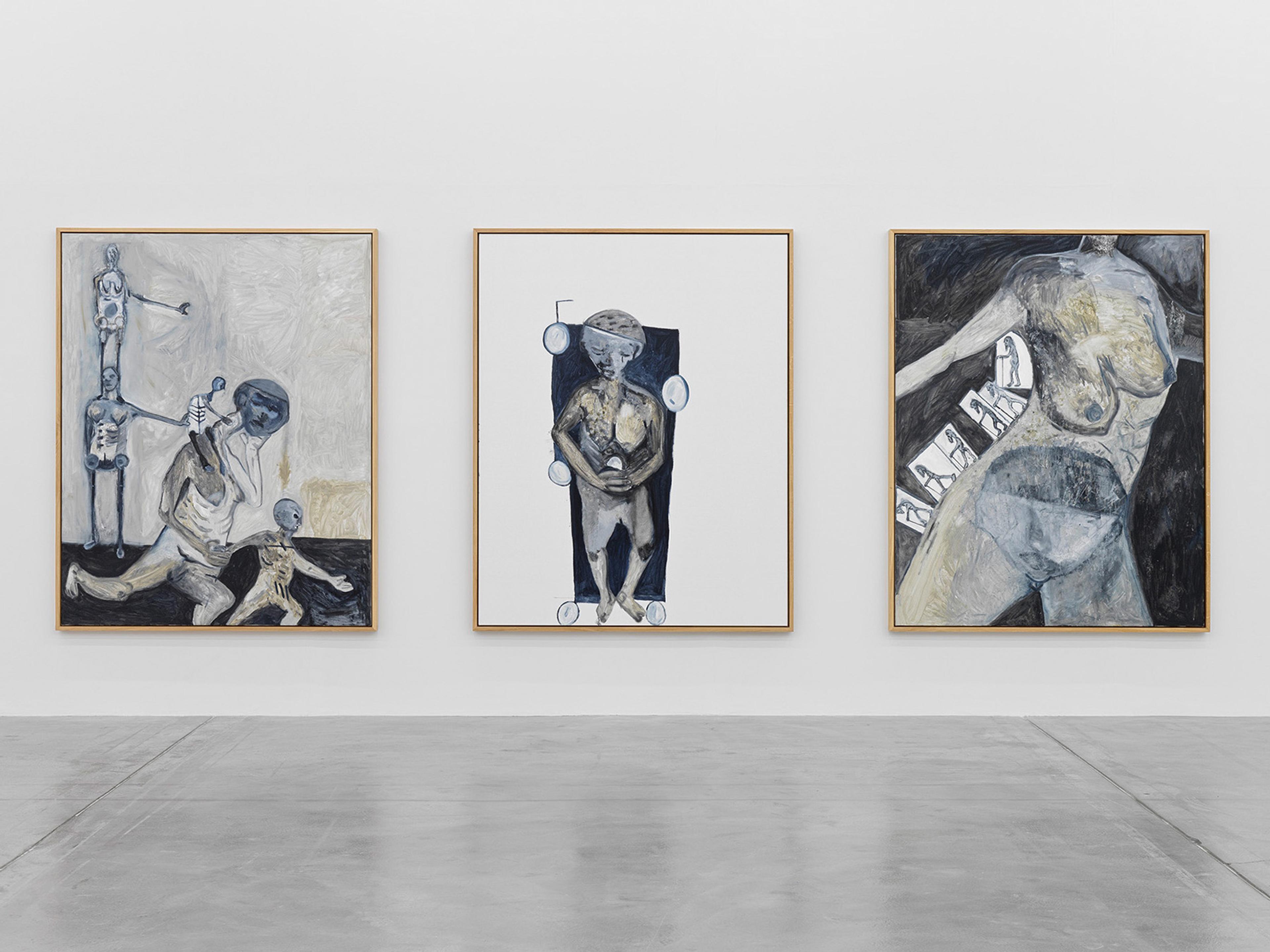 View of Tobias Pils, “Happy Days,” Galerie Eva Presenhuber, Zurich