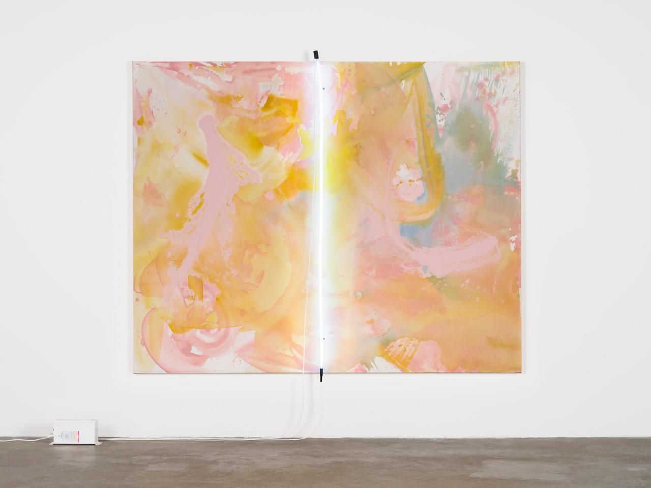 Mary Weatherford, Venice Dawn White Light, 2023