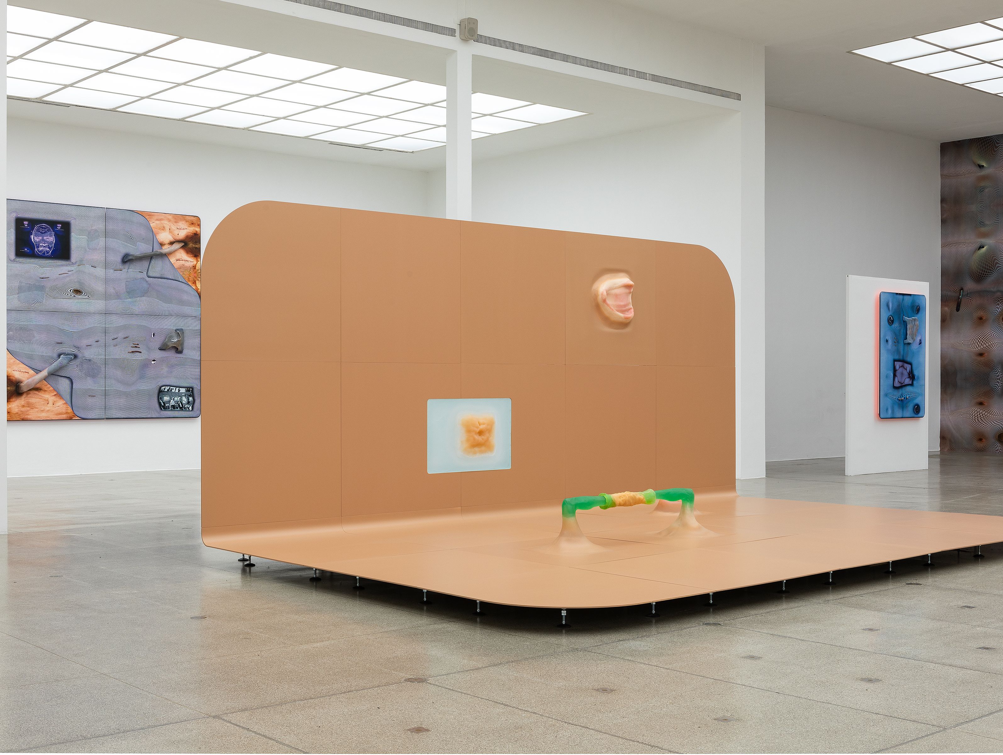 View of “recent work 2023,” Secession, Vienna, 2023