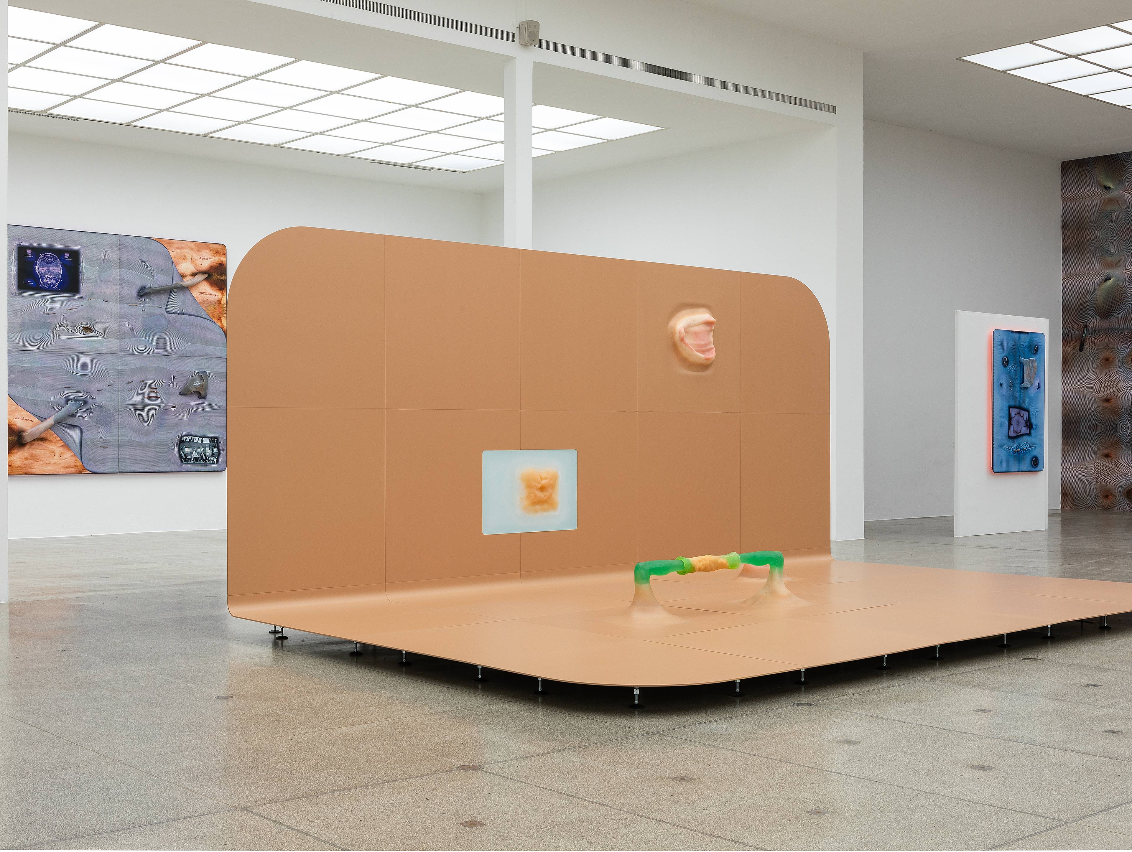 View of “recent work 2023,” Secession, Vienna, 2023