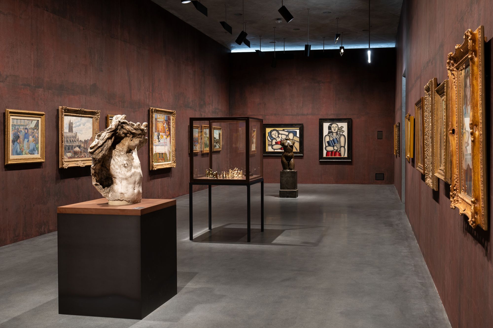 Installation view, inaugural presentation in the David Geffen Galleries, LACMA, 2026