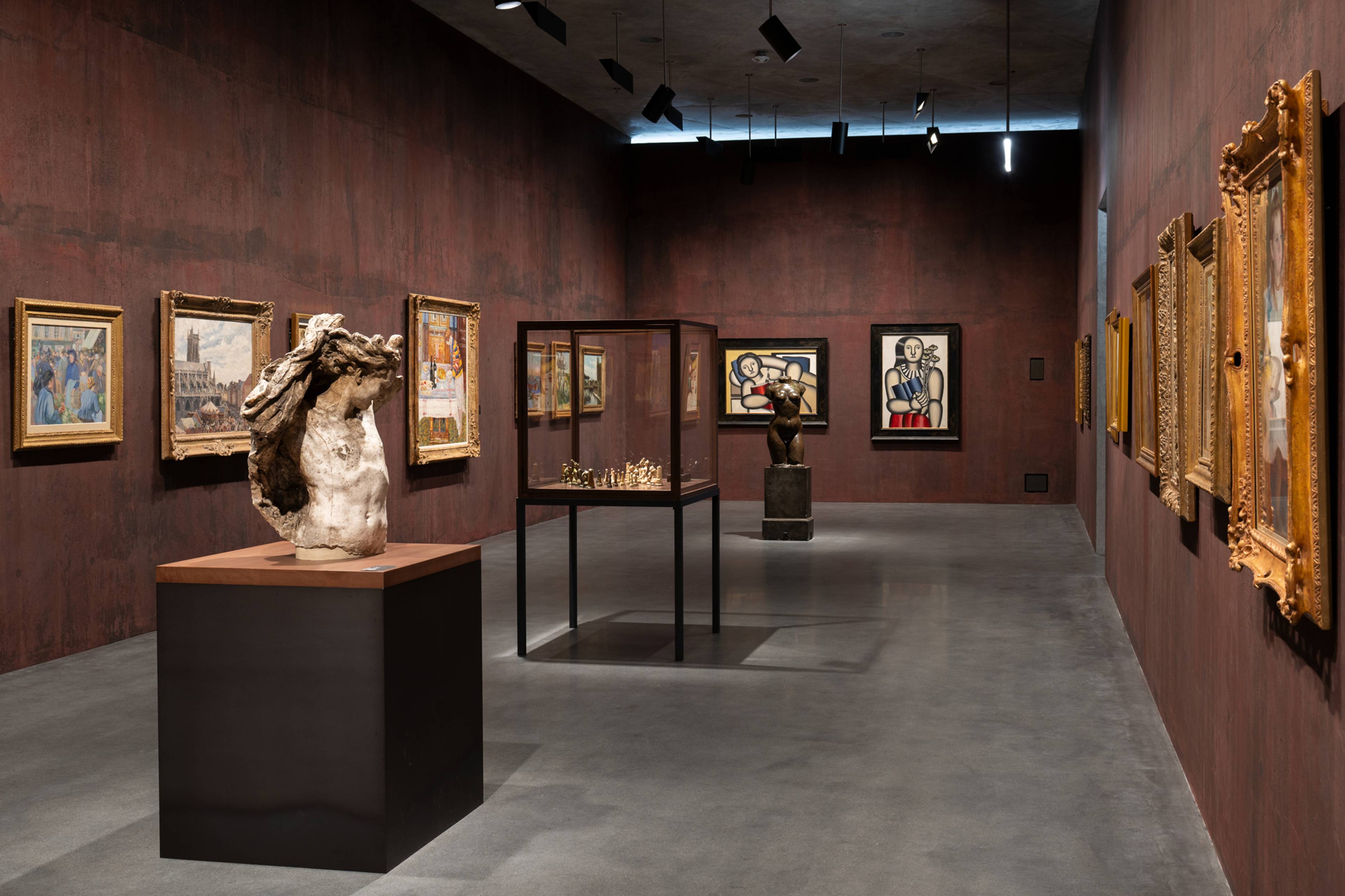 Installation view, inaugural presentation in the David Geffen Galleries, LACMA, 2026