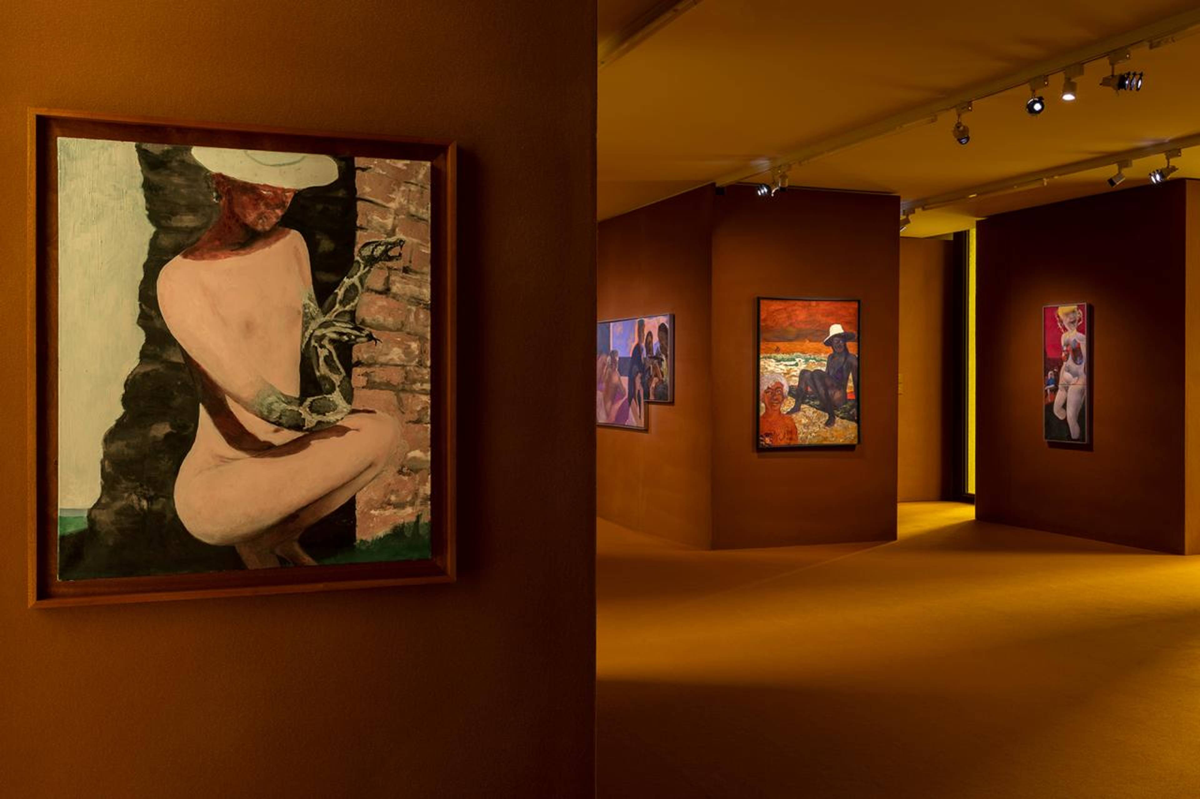 View of Stanislava Kovalcikova, “Grotto,” Belvedere 21, Vienna, 2022