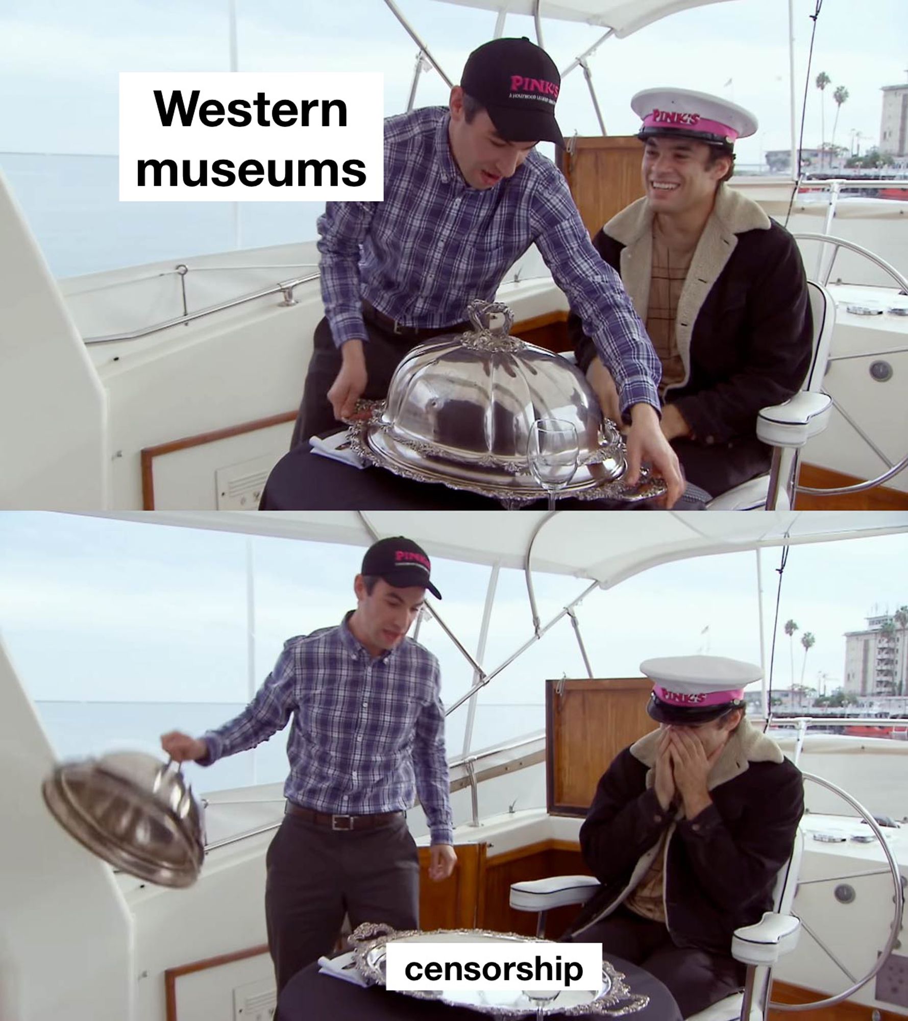 Meme: Western musuems – censorship