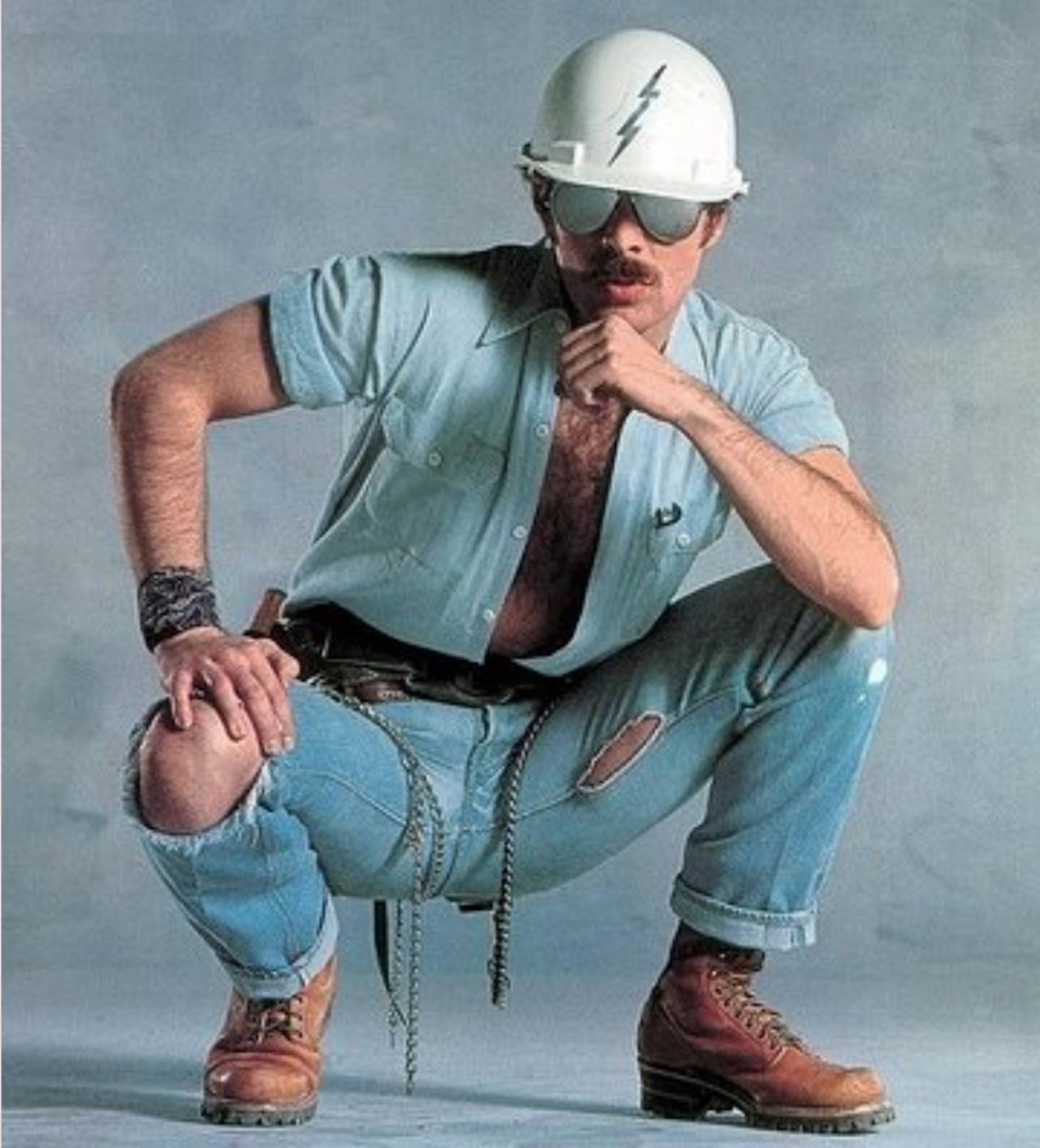 David Hodo as one of the Village People