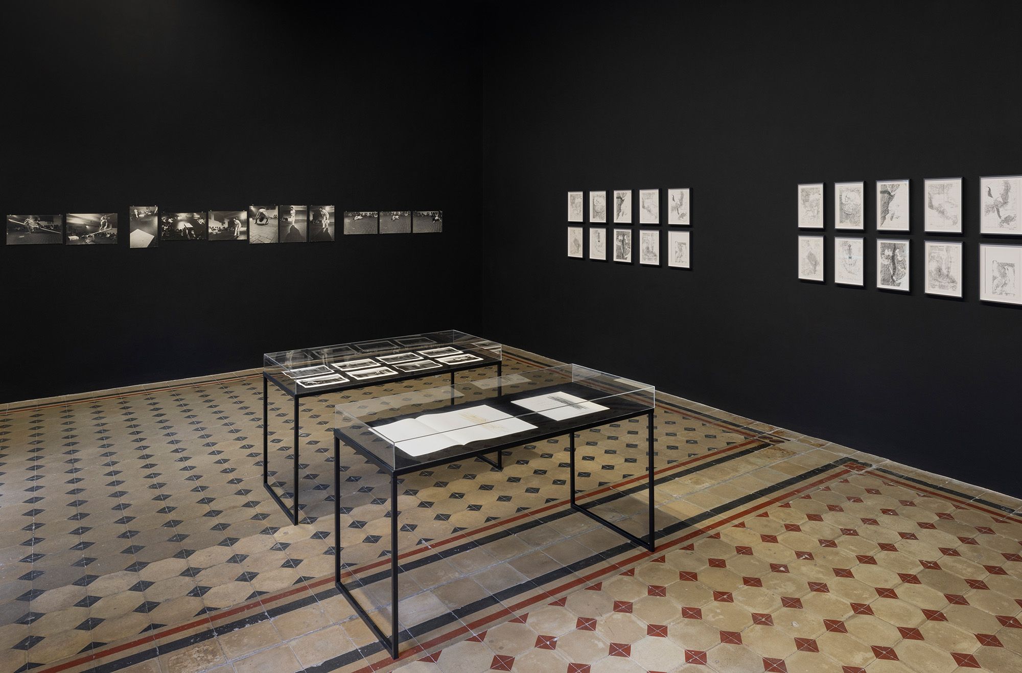 View of ”Simone Forti“, Galleria Raffaela Cortese