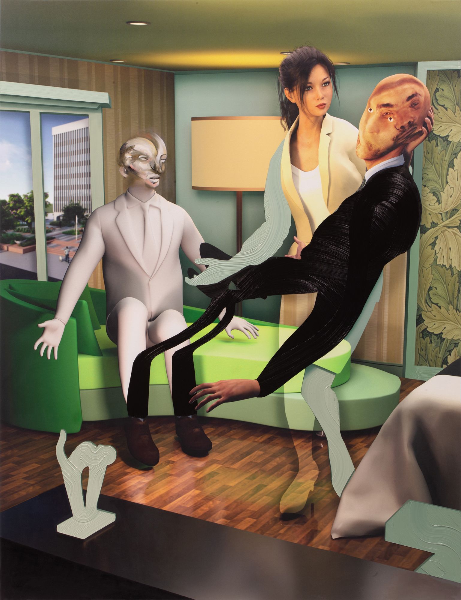 Pieter Schoolwerth, The Suit (Rigged #1), 2021