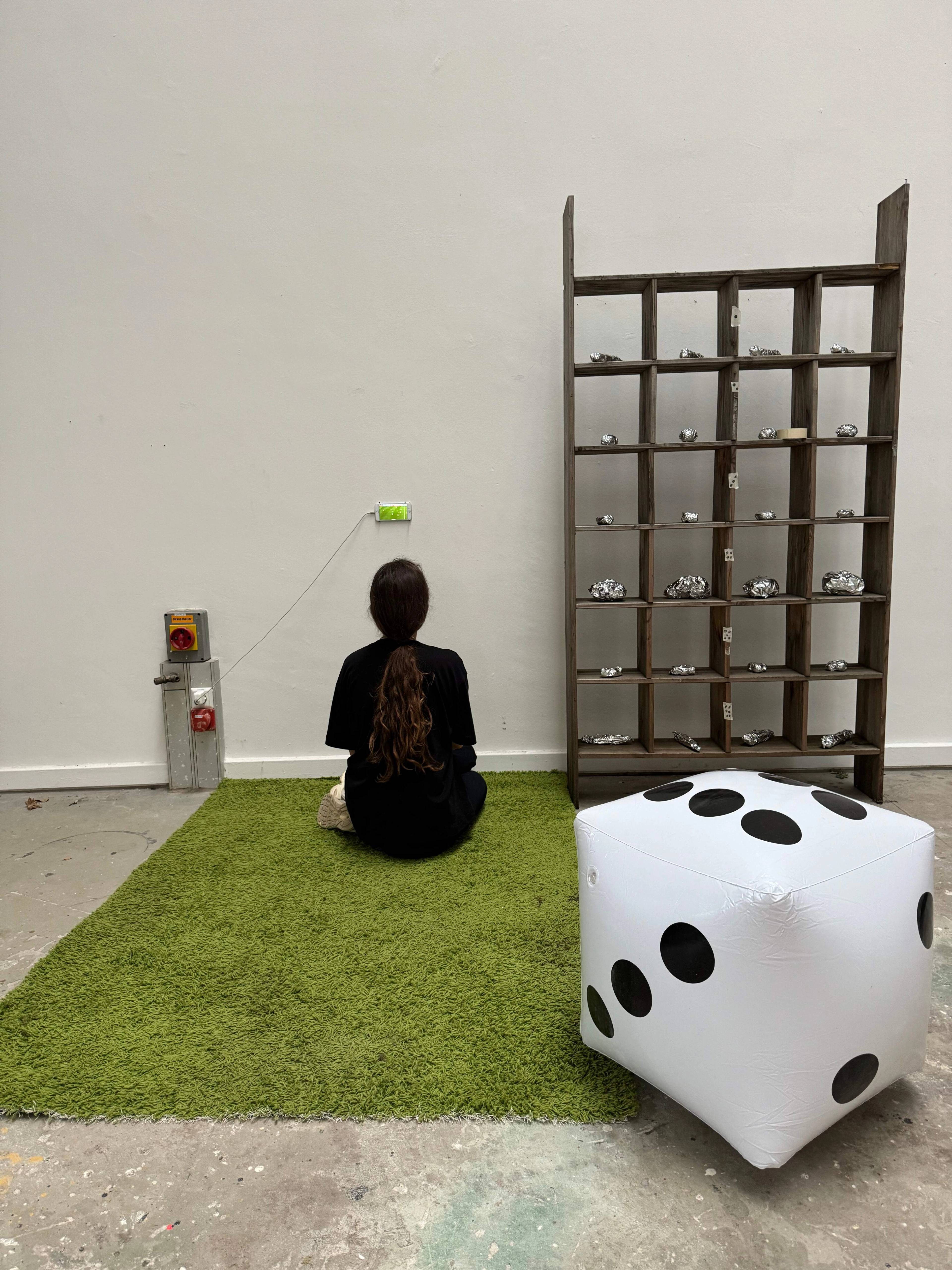 View of “Multisensory Dreams: Luminous Domes and Vibrant Phantoms”, Kunstakademie Karlsruhe, 2024