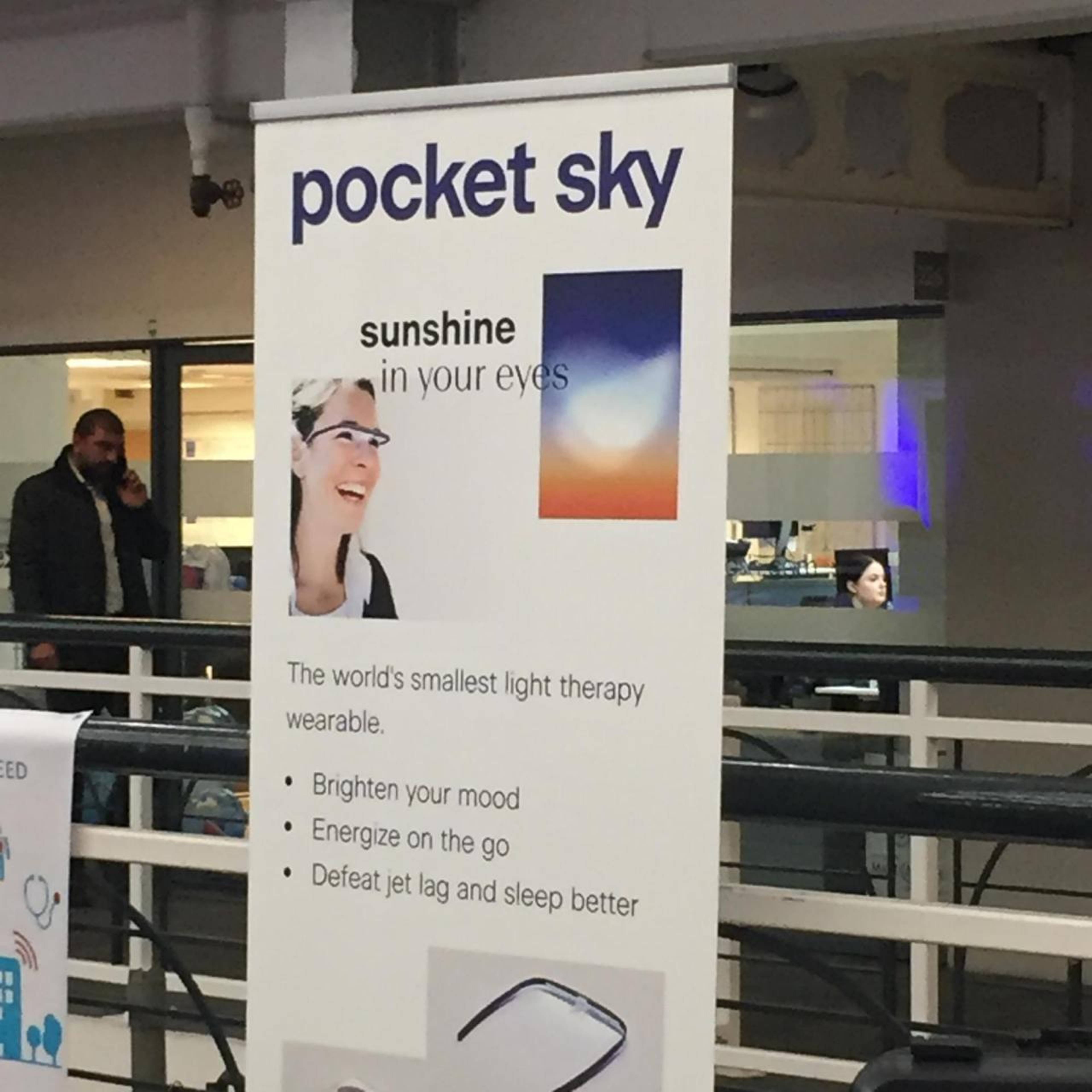 The Pocket Sky wearable light therapy