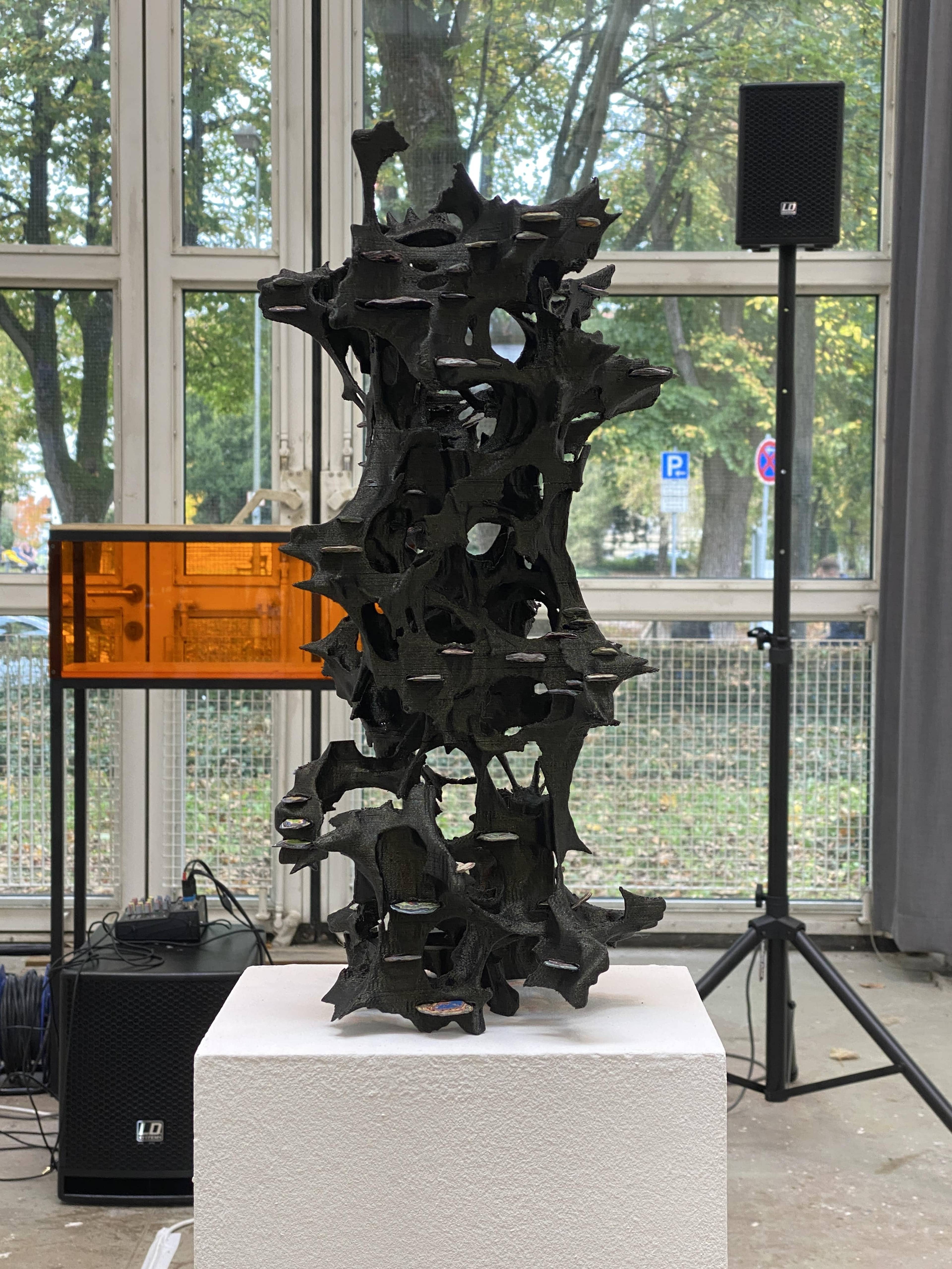 View of “Time sensitive” at Studio Vitorelli, Kunstakademie Karlsruhe, 2024