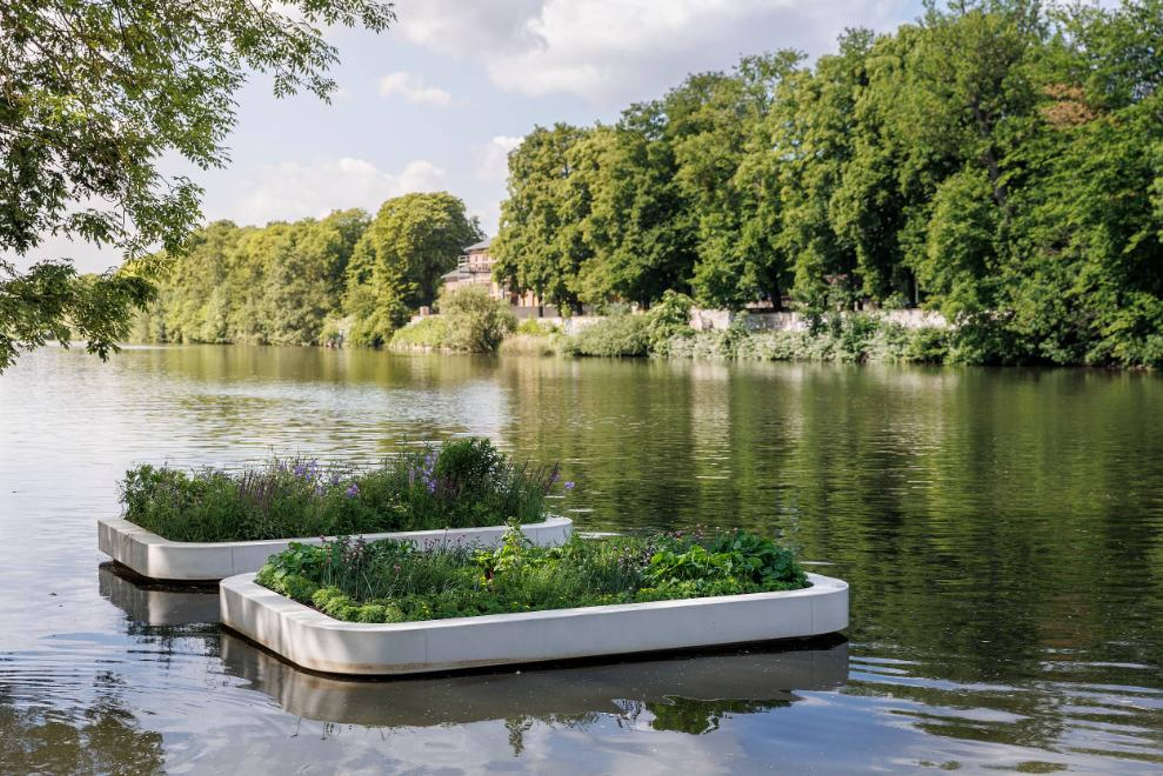 OFF-Biennale Budapest, Ilona Németh, Floating Gardens (Future Garden, Healing Garden) , 2011-2022. Installation view, documenta 15, 2022. Photo: Frank Sperling