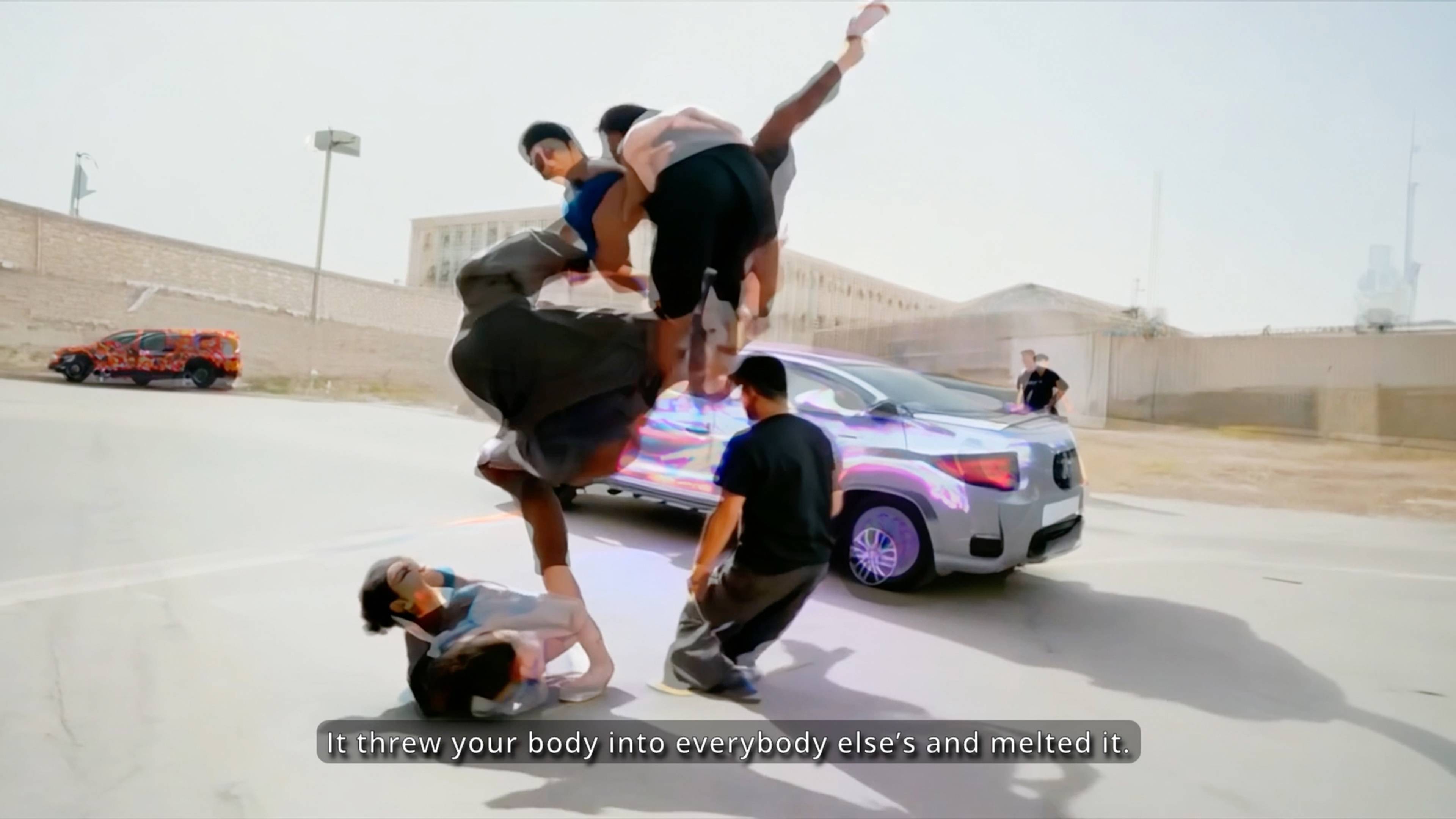 Still from Hito Steyerl, Mechanical Kurds, 2025, 13 min