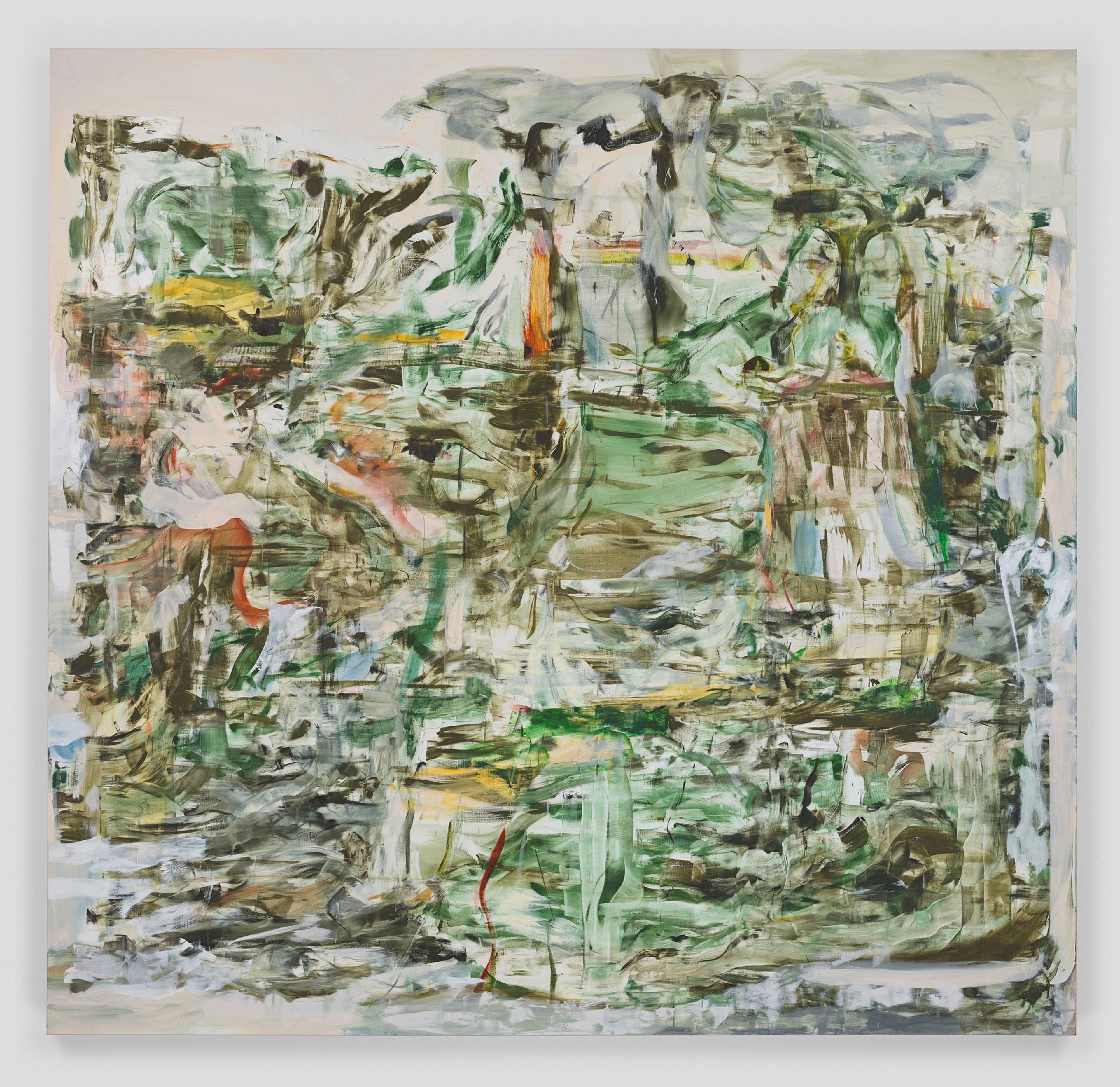 Cecily Brown, Sing first that green remote Cockagne, 2016