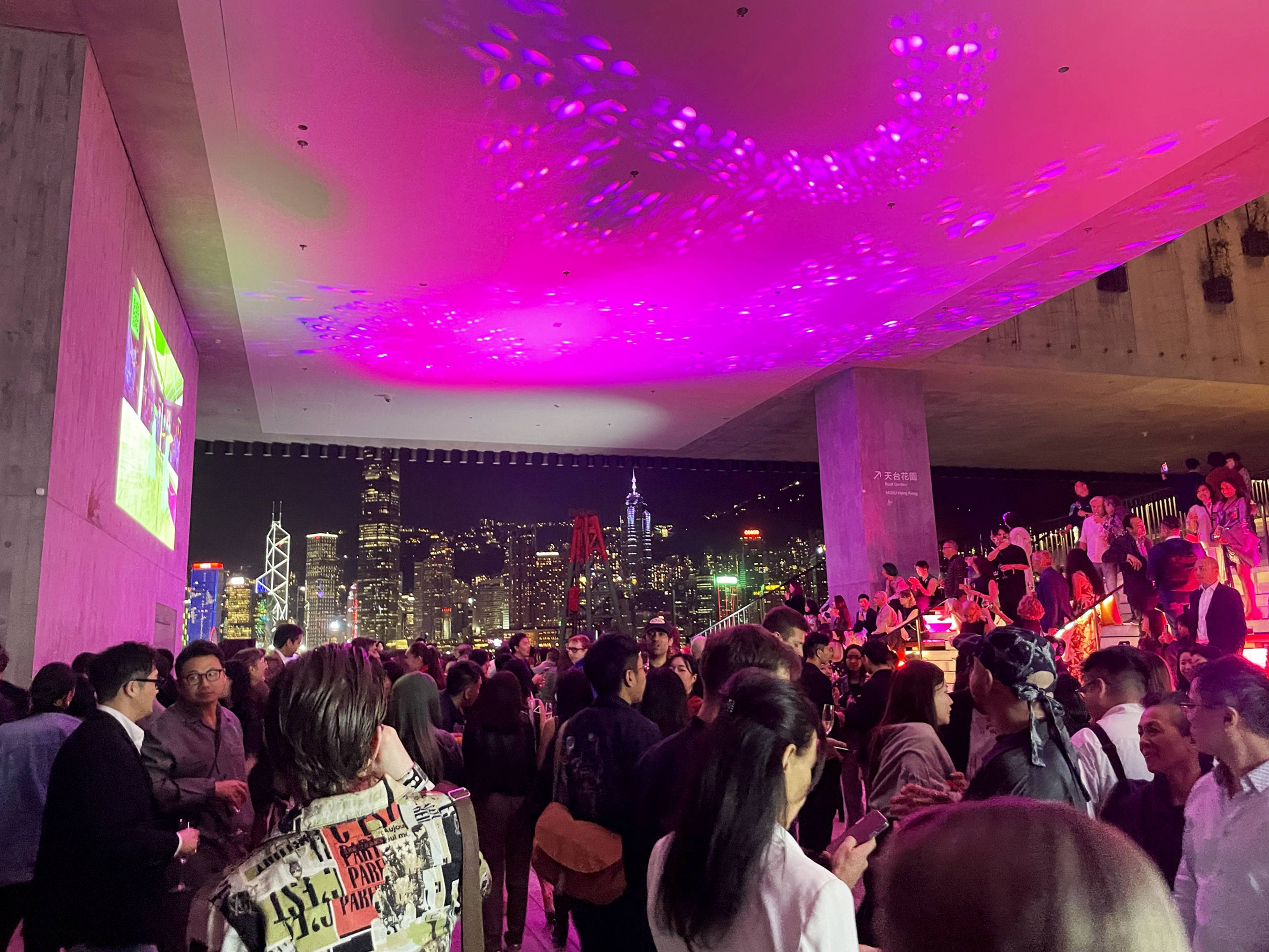 View from the terrace of M+, Hong Kong, March 2025