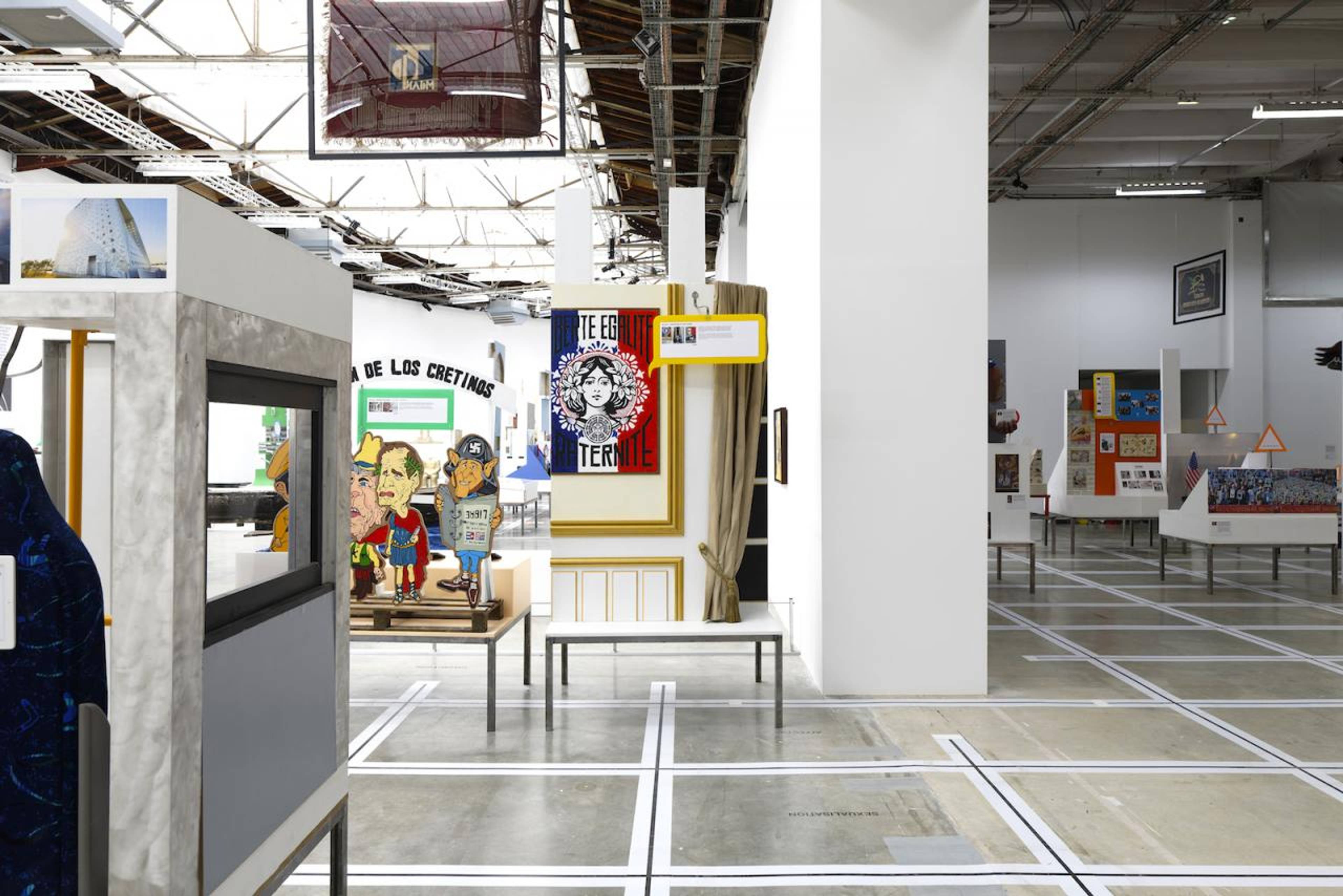 View of "The enemy of my enemy," Palais de Tokyo, Paris, 2018