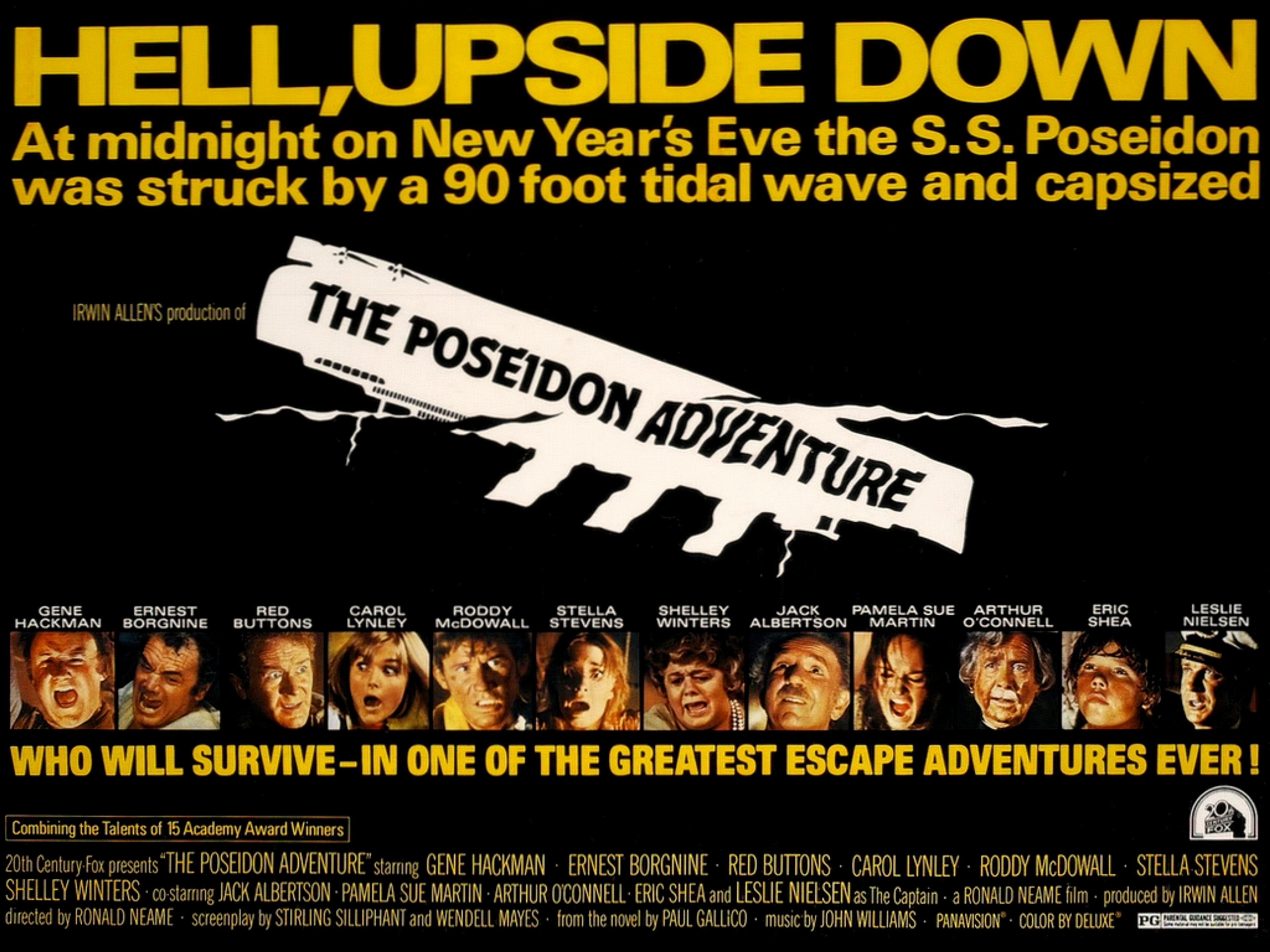 The Poseidon Adventure , 1972, 20th Century Fox Theatrical Poster, Mort Künstler