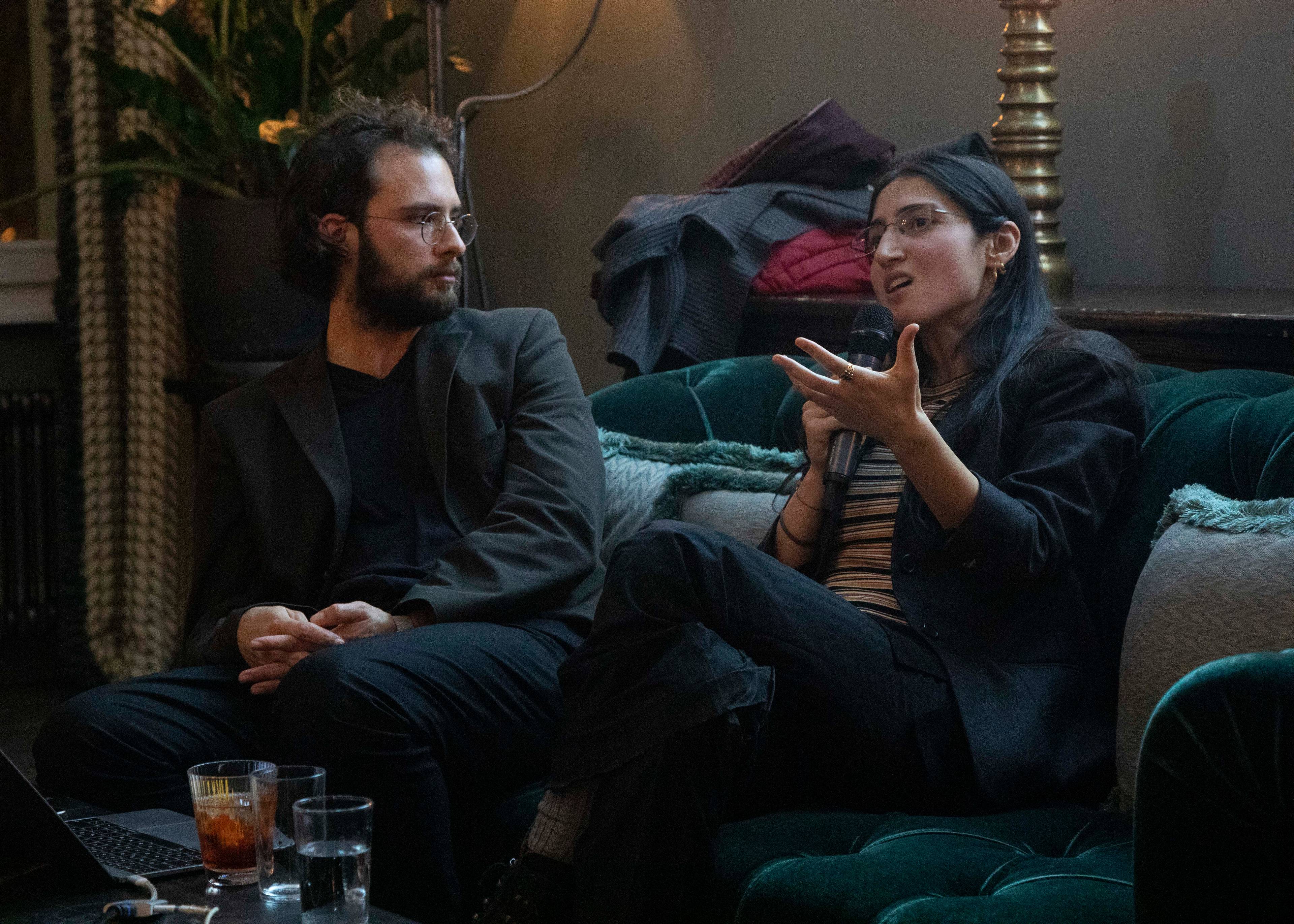Leyla Yenirce and Lennart Wolff - Spike Artist Talks at Soho House