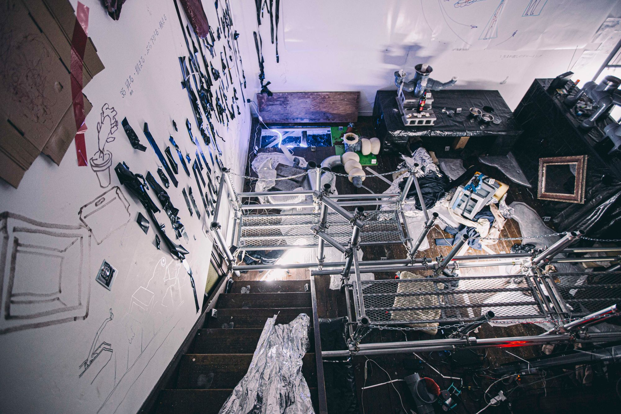 Installation view, CHIMERIA, Shinjuku Whitehouse