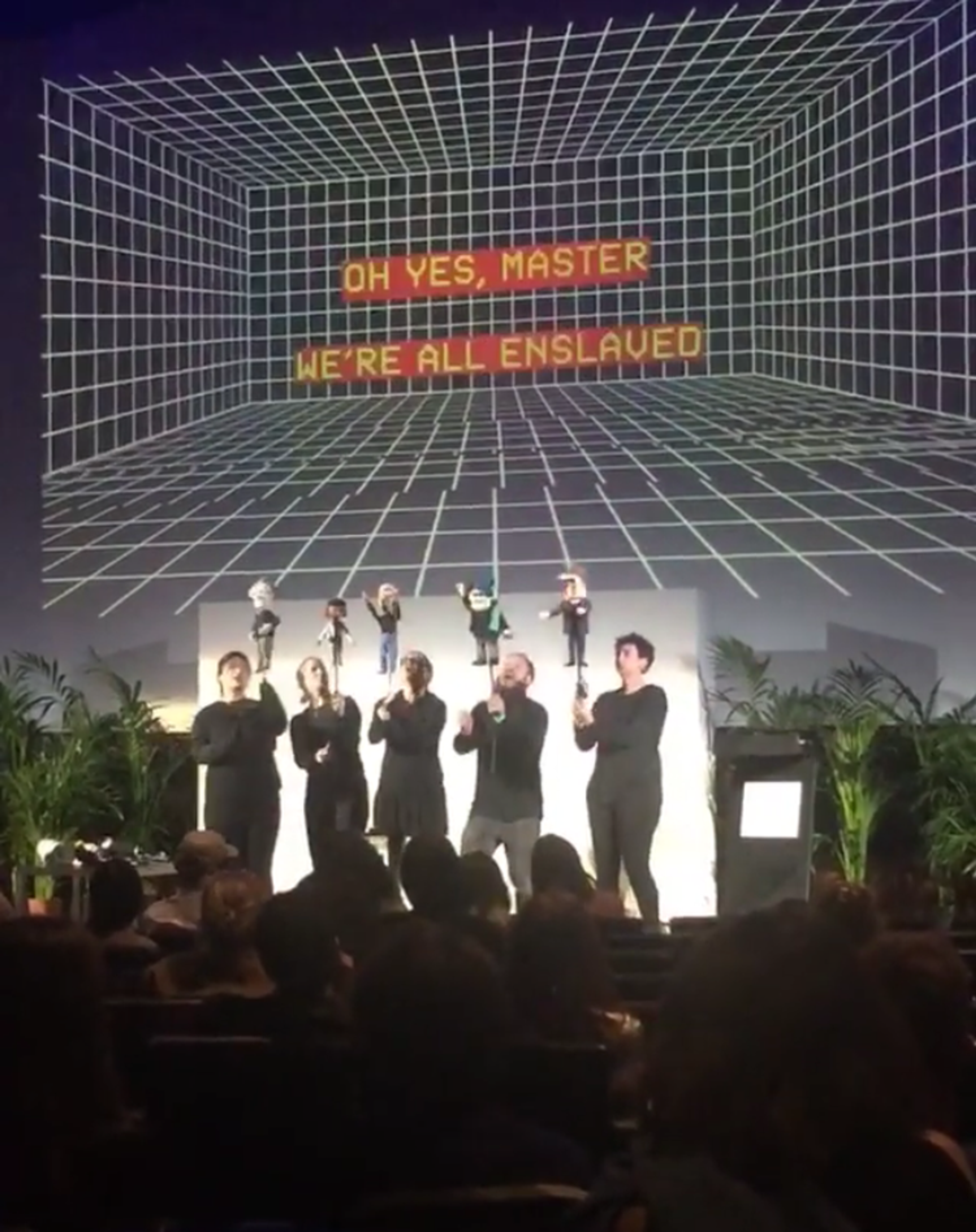 Oh yes, master, we’re all enslaved