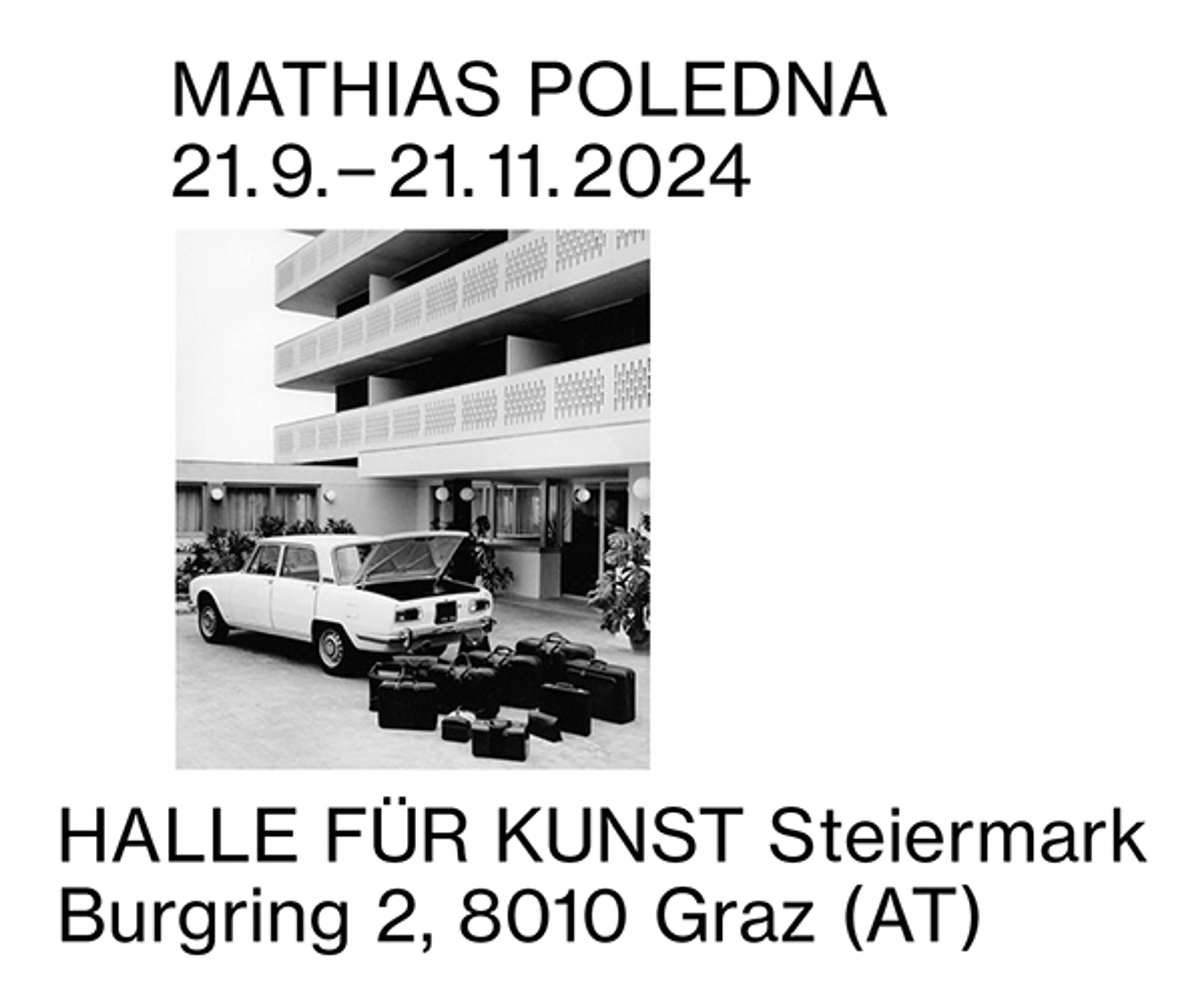 Mathias Poledna at HALLE FÜR KUNST Steiermark