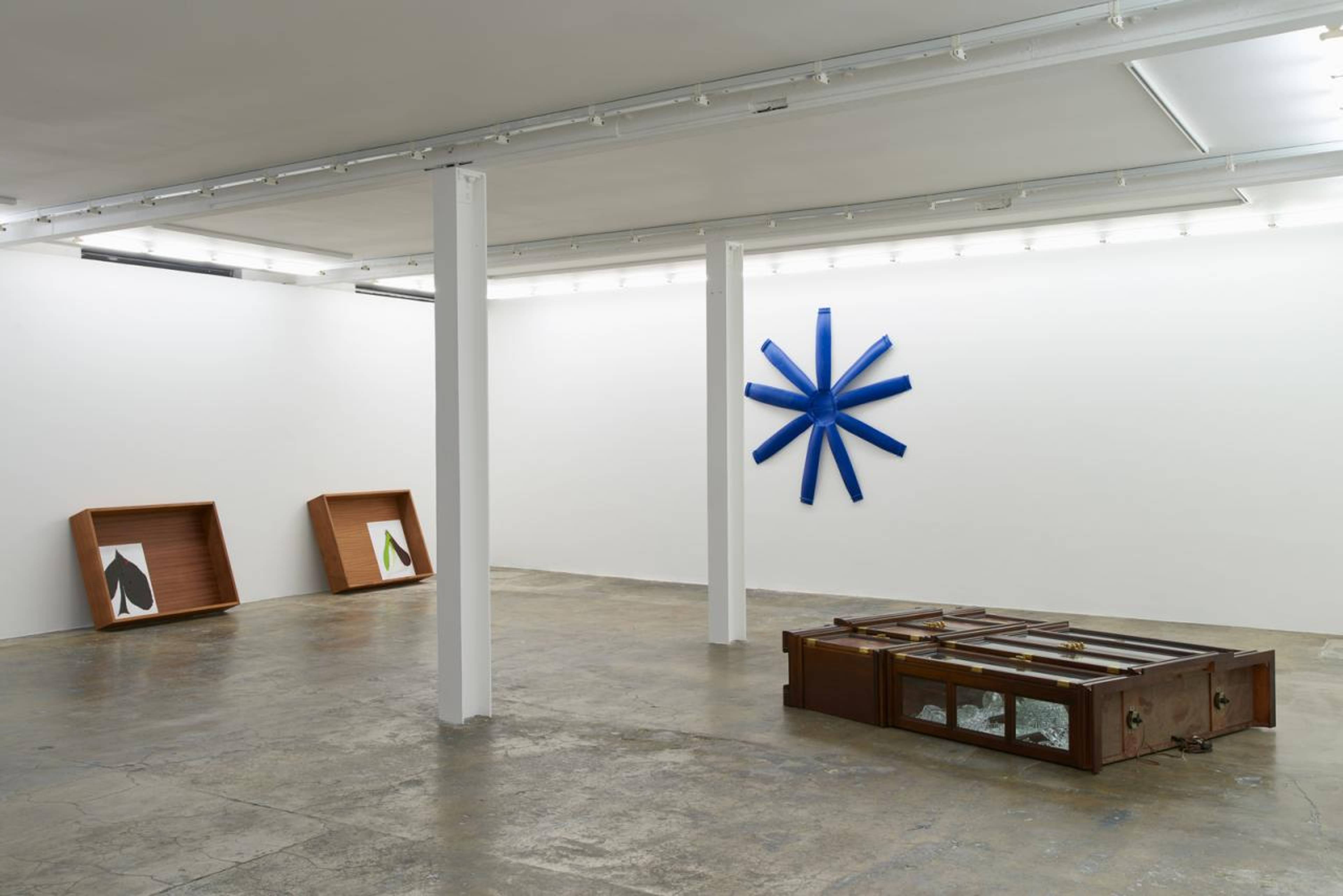 View of Rhea Dillon, “The Sombre Majesty (or, on being the pronounced dead),” Soft Opening, London, 2022