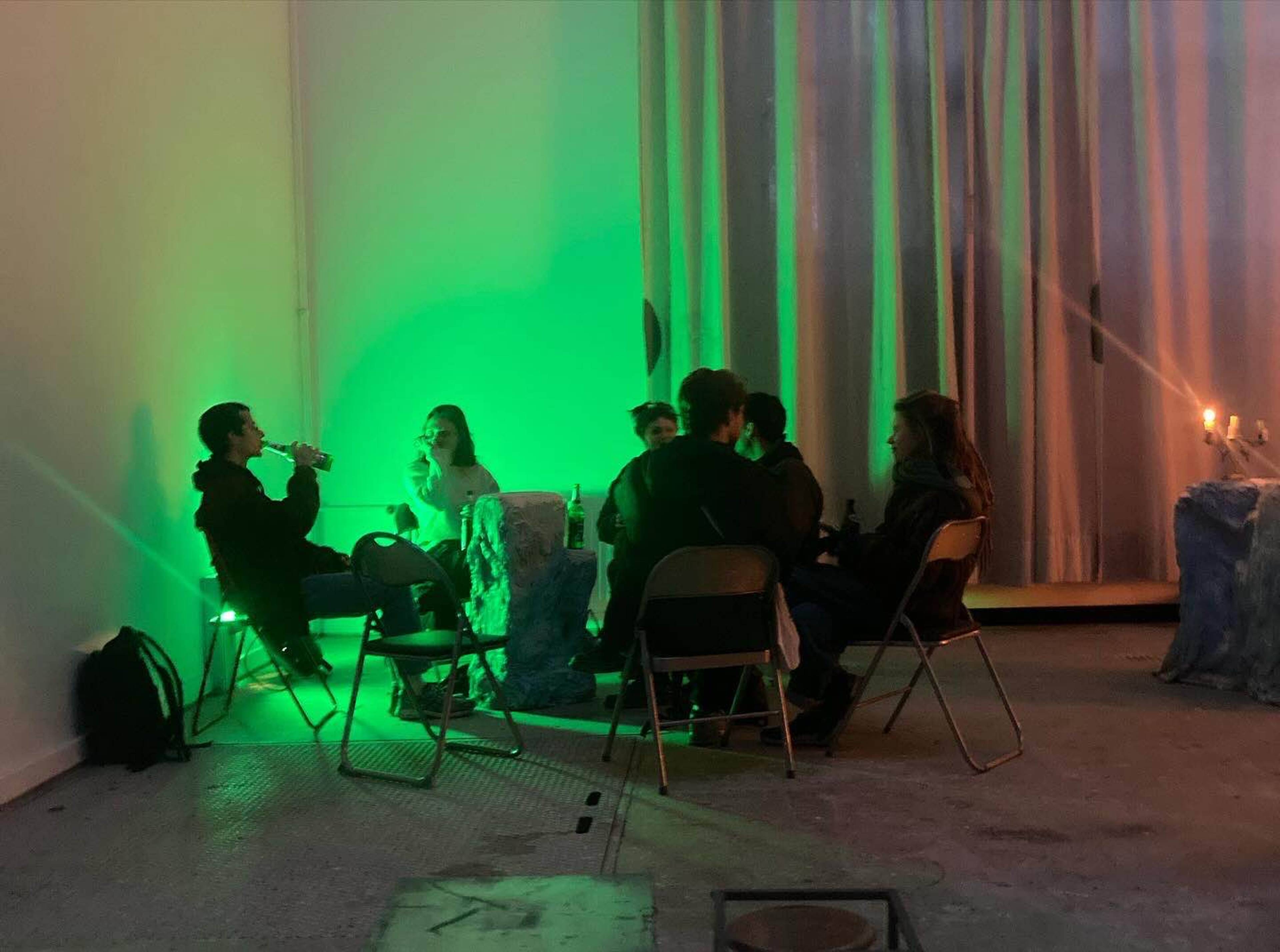 View of “Mittwochsbar III,” Karlsruhe, 2024