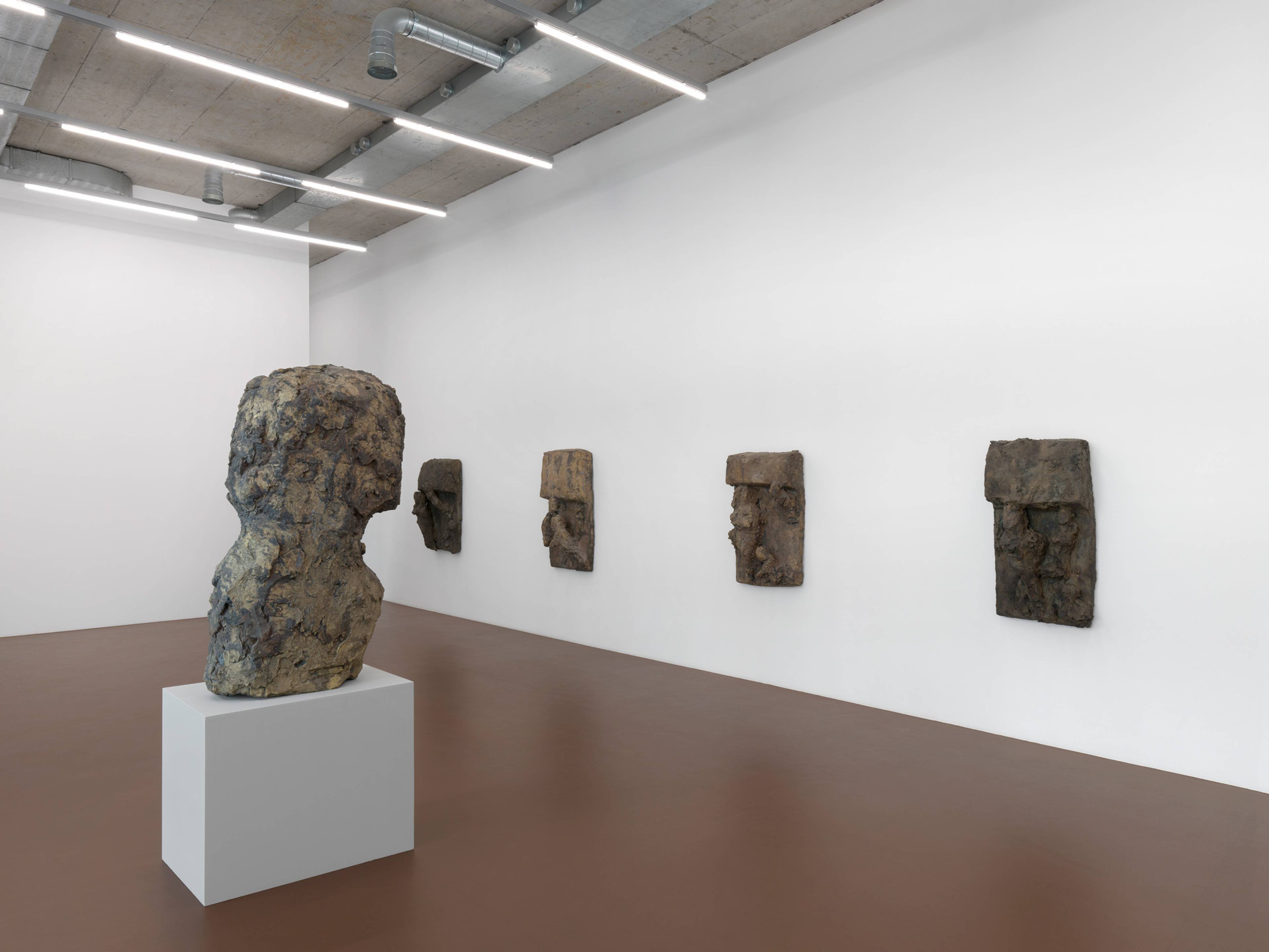 View of Hans Josephsohn, “Solo show,” Karma International, Zurich